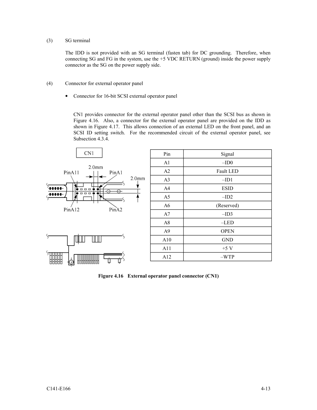 Fujitsu MAP3367NC/NP, MAP3147NC/NP, MAP3735NC/NP manual Esid, Led, Open, Gnd, Wtp 