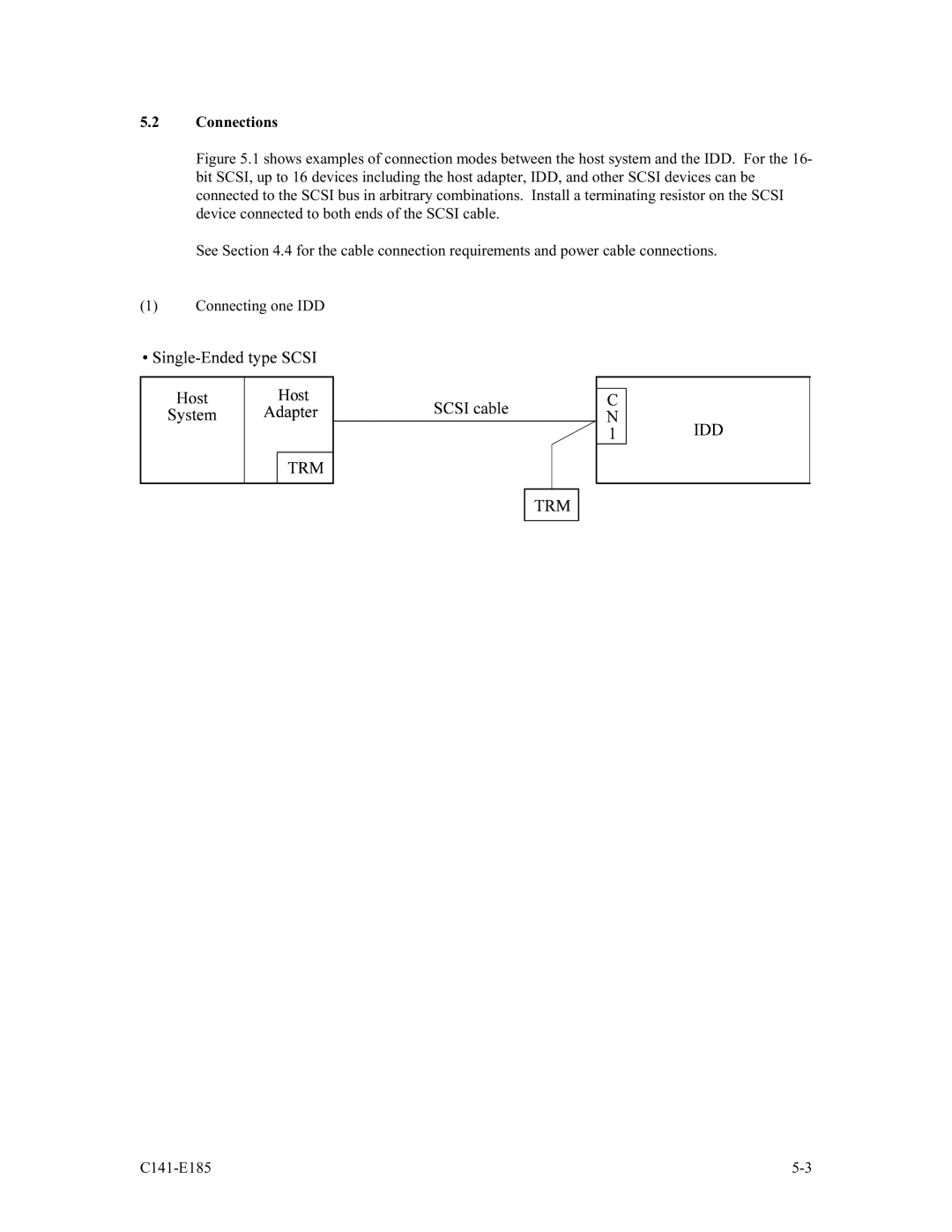 Fujitsu MAS3184NC/NP, MAS3367NC/NP, MAS3735NC/NP manual Connections 