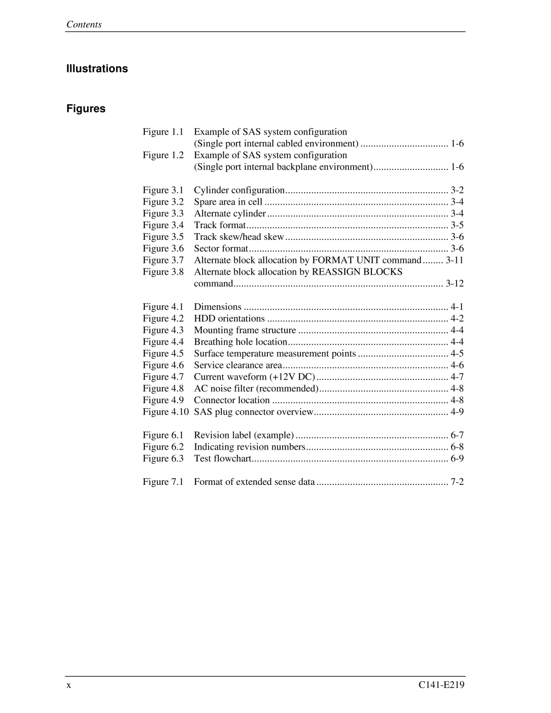 Fujitsu MAV2073RC, MAV2036RC manual Figures 