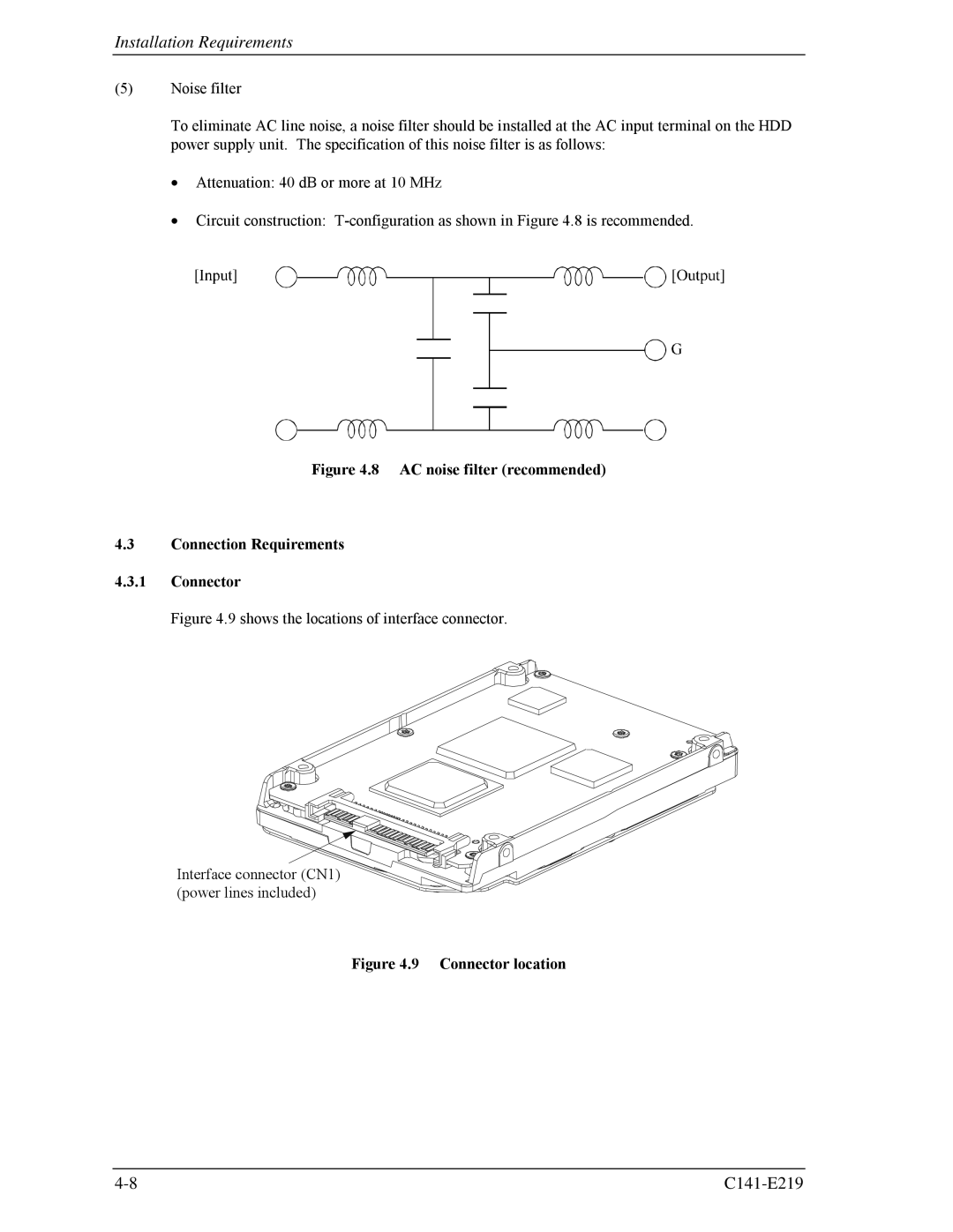 Fujitsu MAV2073RC, MAV2036RC manual Connector location 