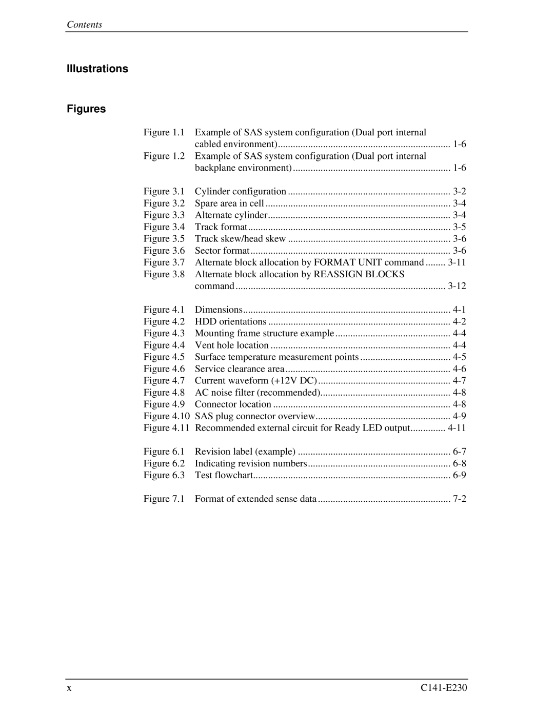 Fujitsu MAY2073RC, MAY2036RC manual Figures 