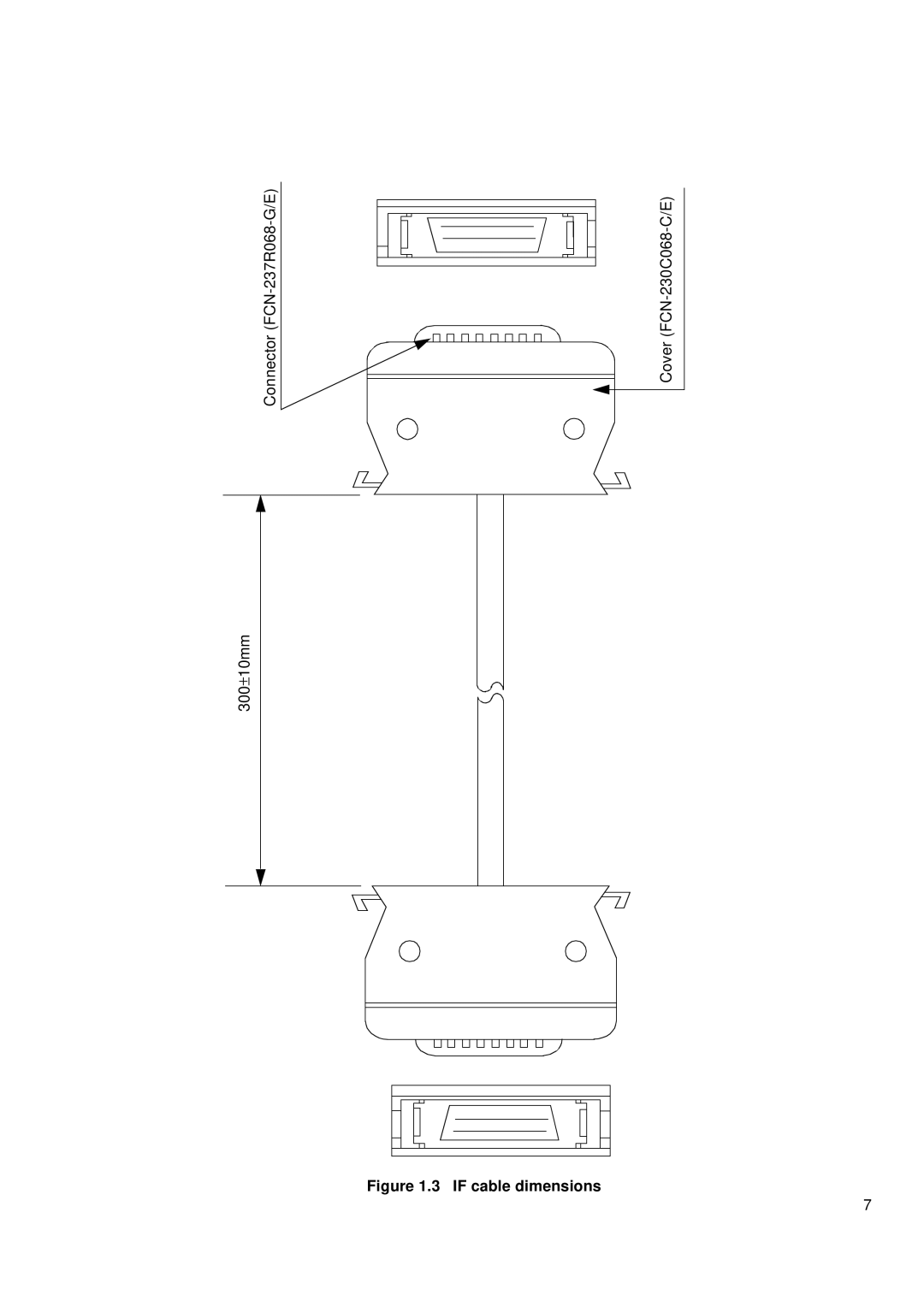 Fujitsu MB2142-02 user manual If cable dimensions 