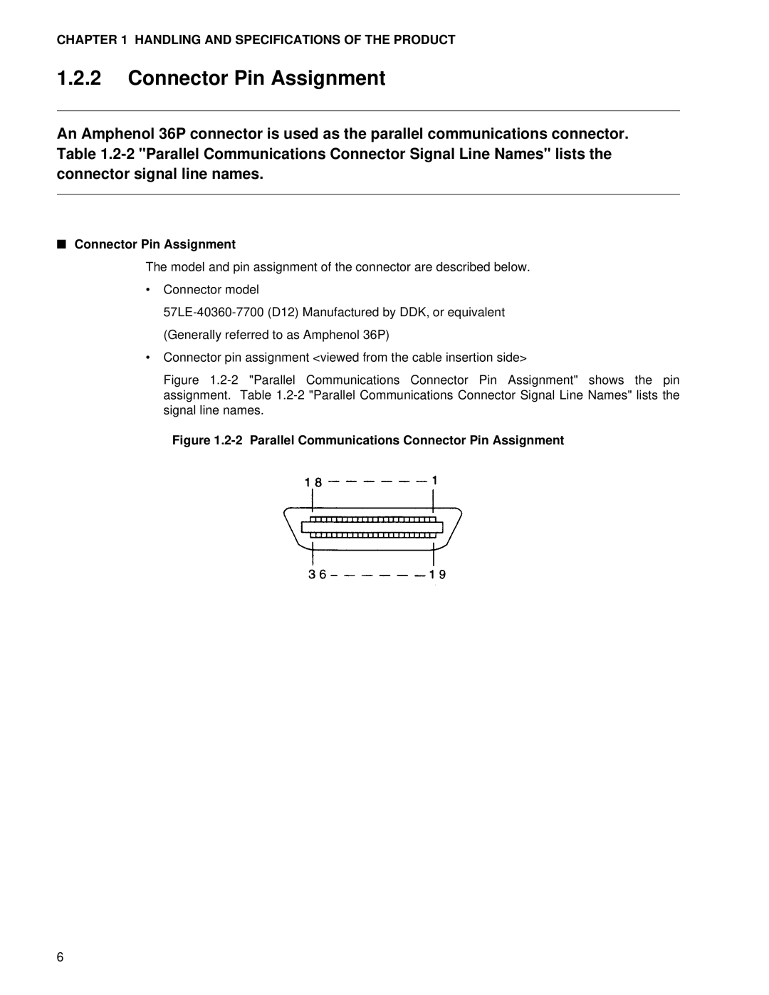 Fujitsu MB2142-03 manual Connector Pin Assignment 