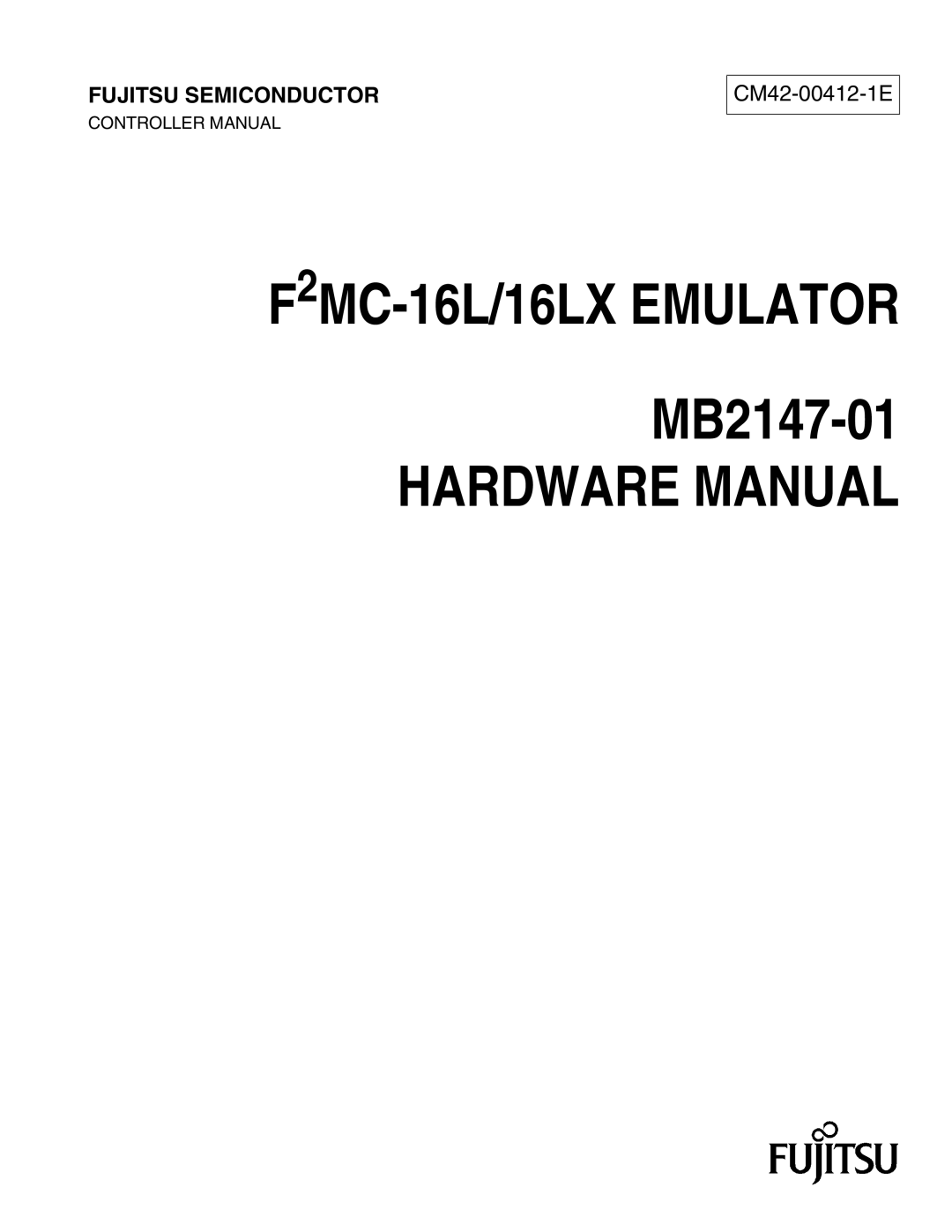 Fujitsu MB2147-01 manual 