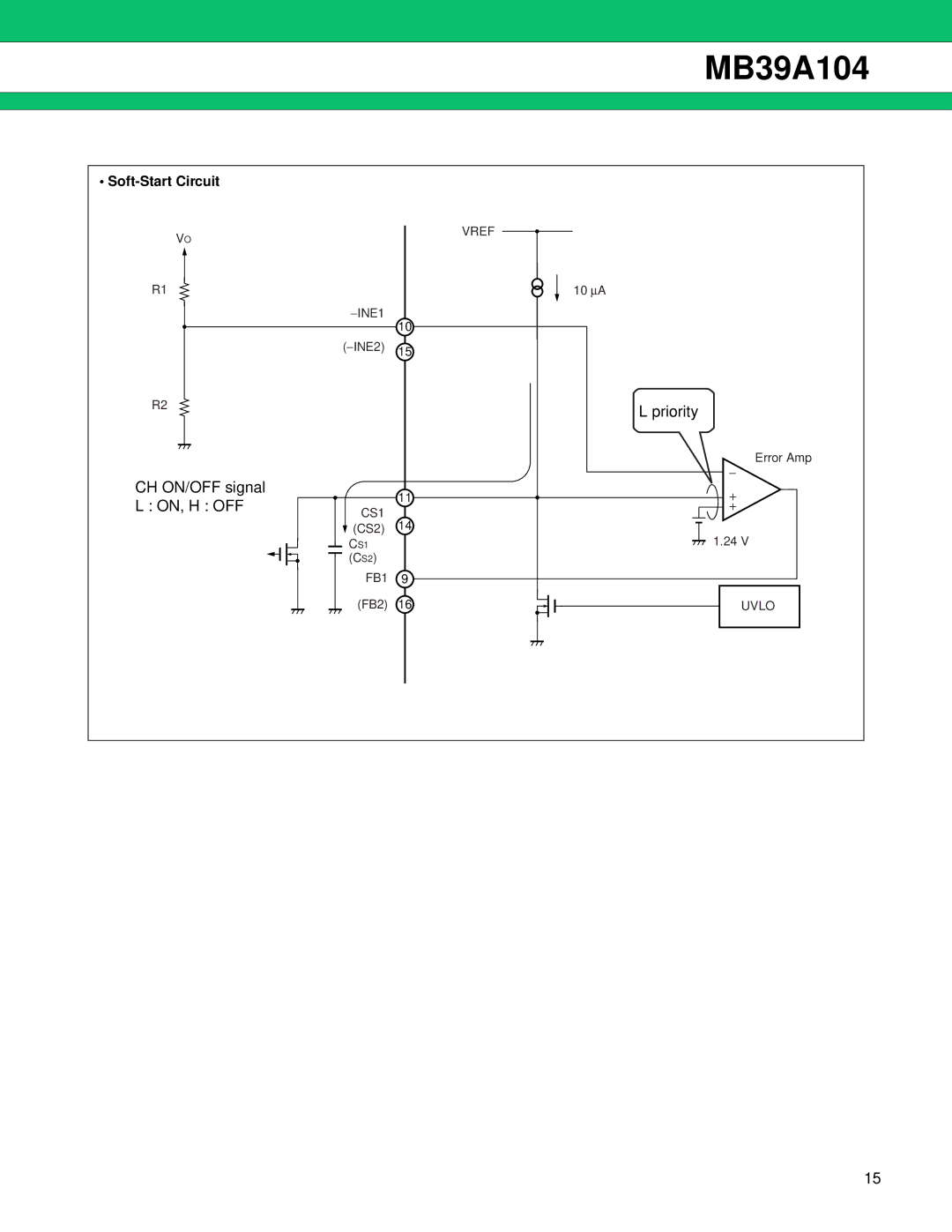 Fujitsu MB39A104 manual 