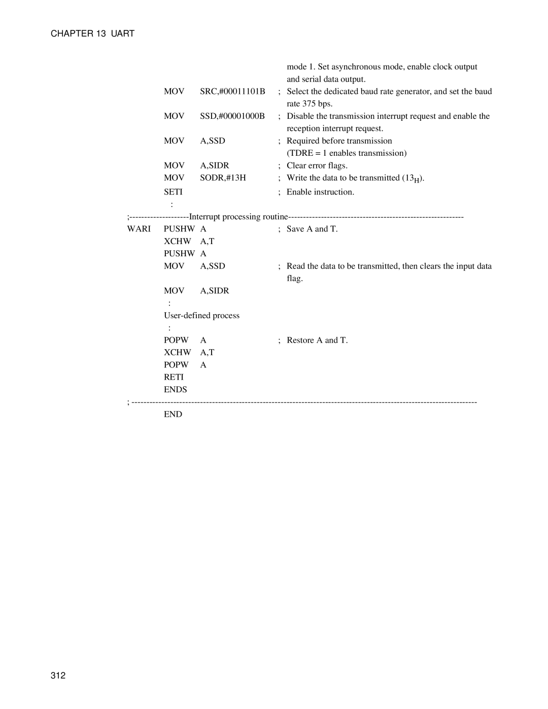 Fujitsu MB89202, F202RA manual 312 