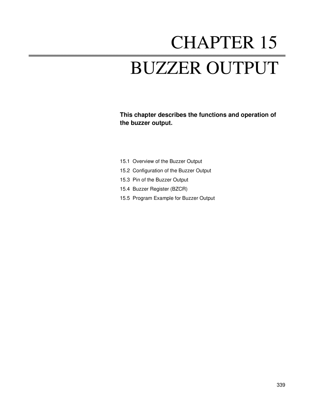 Fujitsu F202RA, MB89202 manual Chapter Buzzer Output 