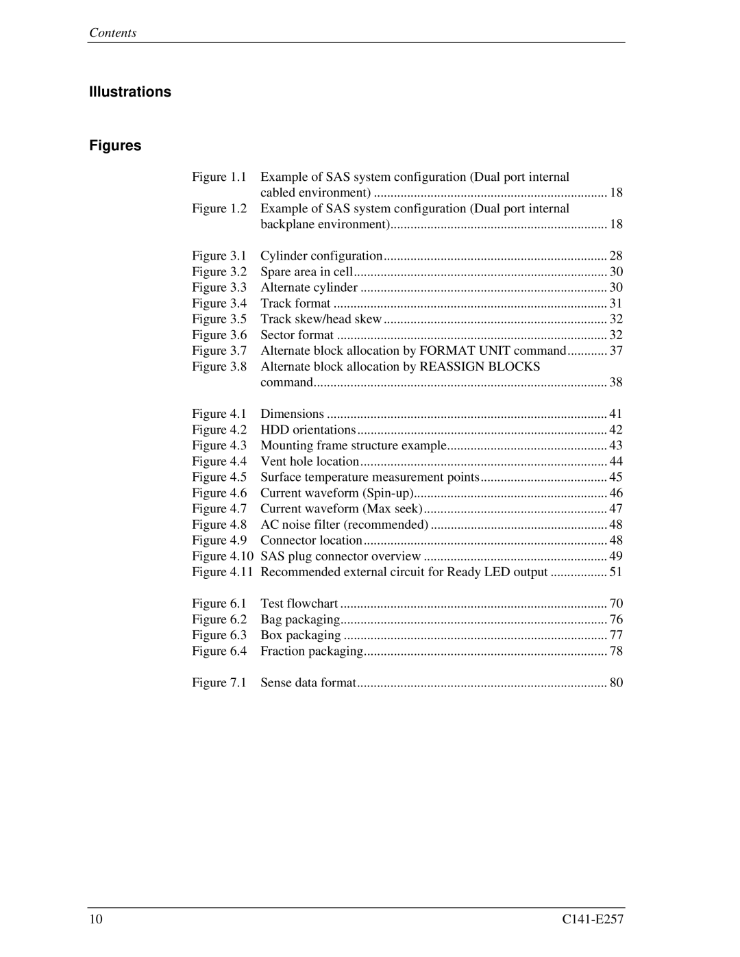 Fujitsu MBB2147RC, MBB2073RC manual Figures 