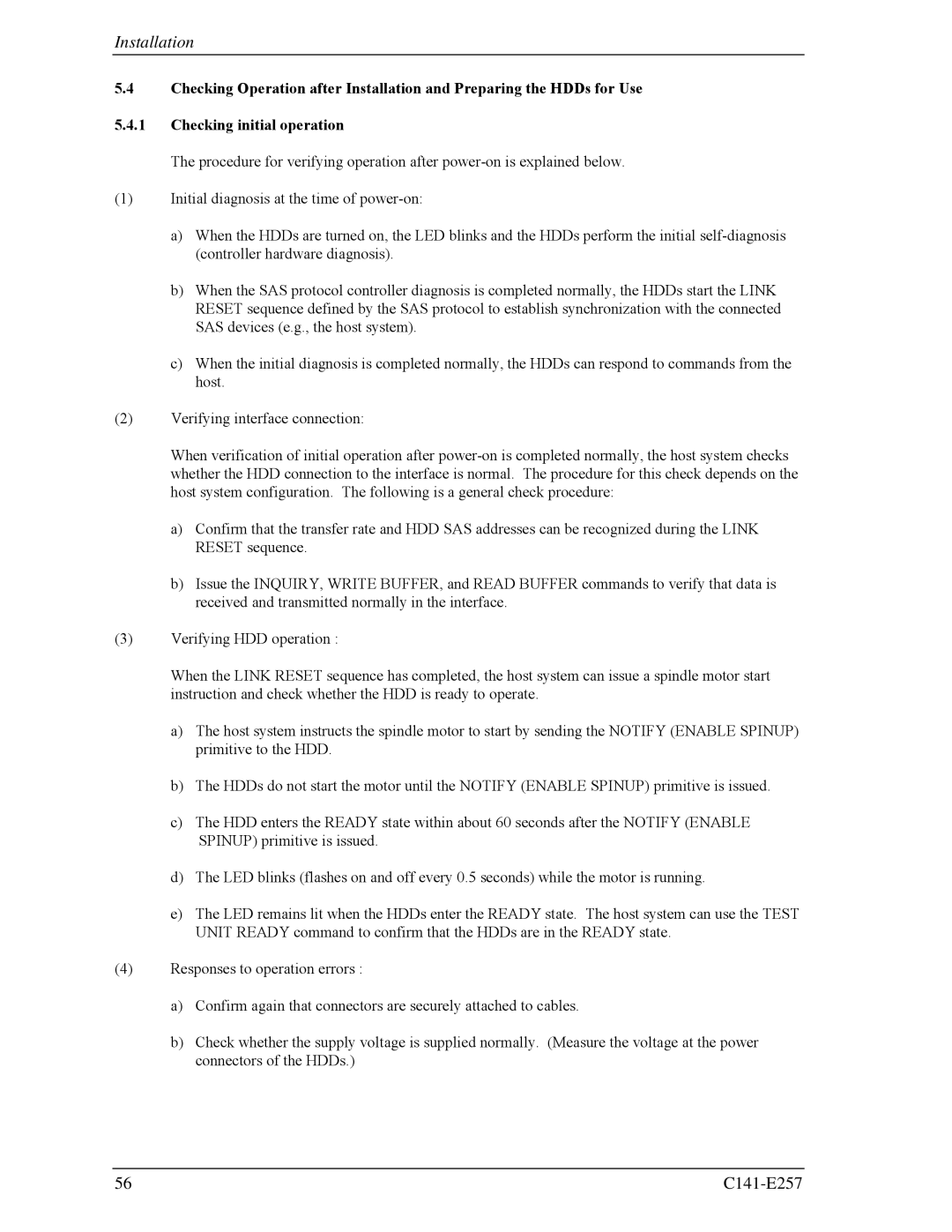 Fujitsu MBB2147RC, MBB2073RC manual Installation 