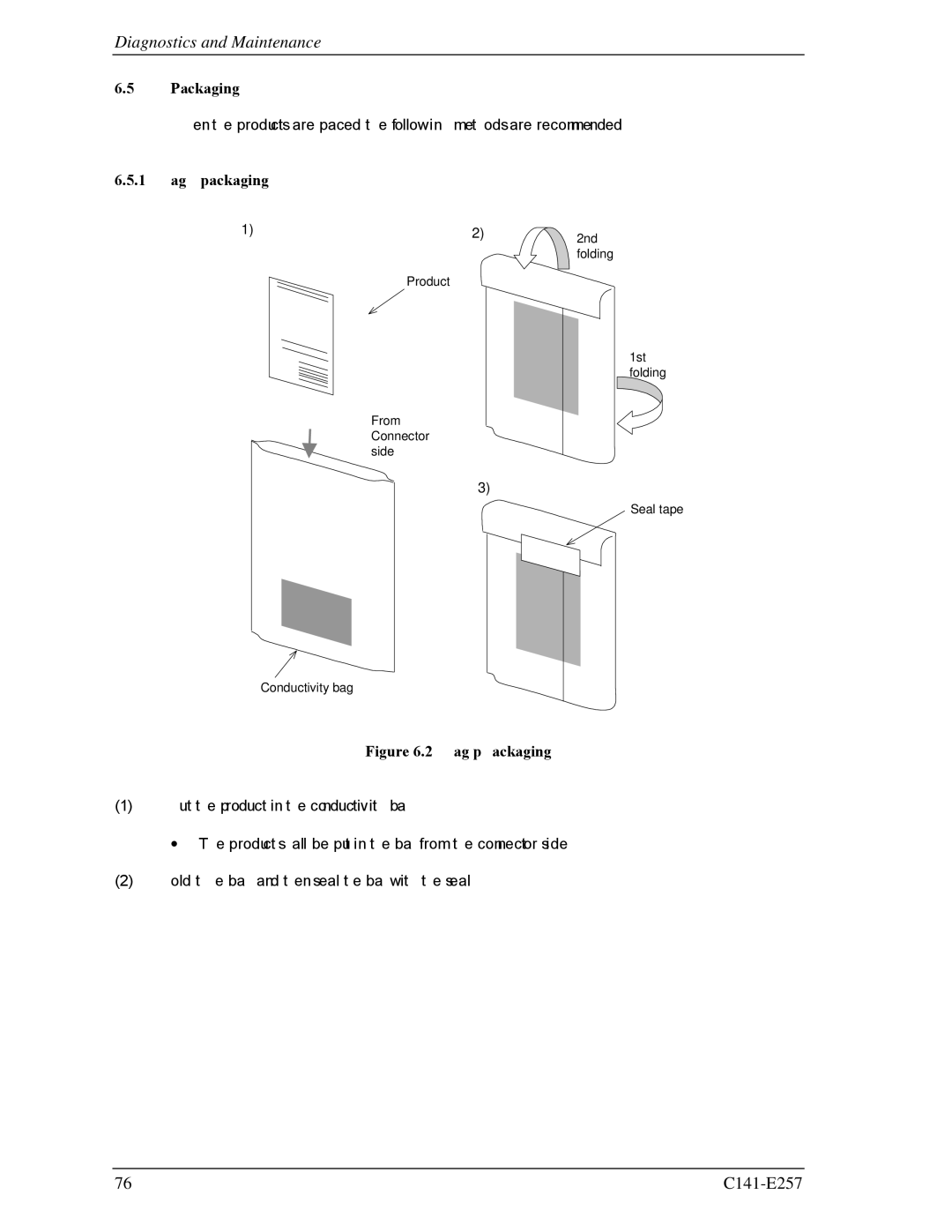 Fujitsu MBB2147RC, MBB2073RC manual Bag packaging 