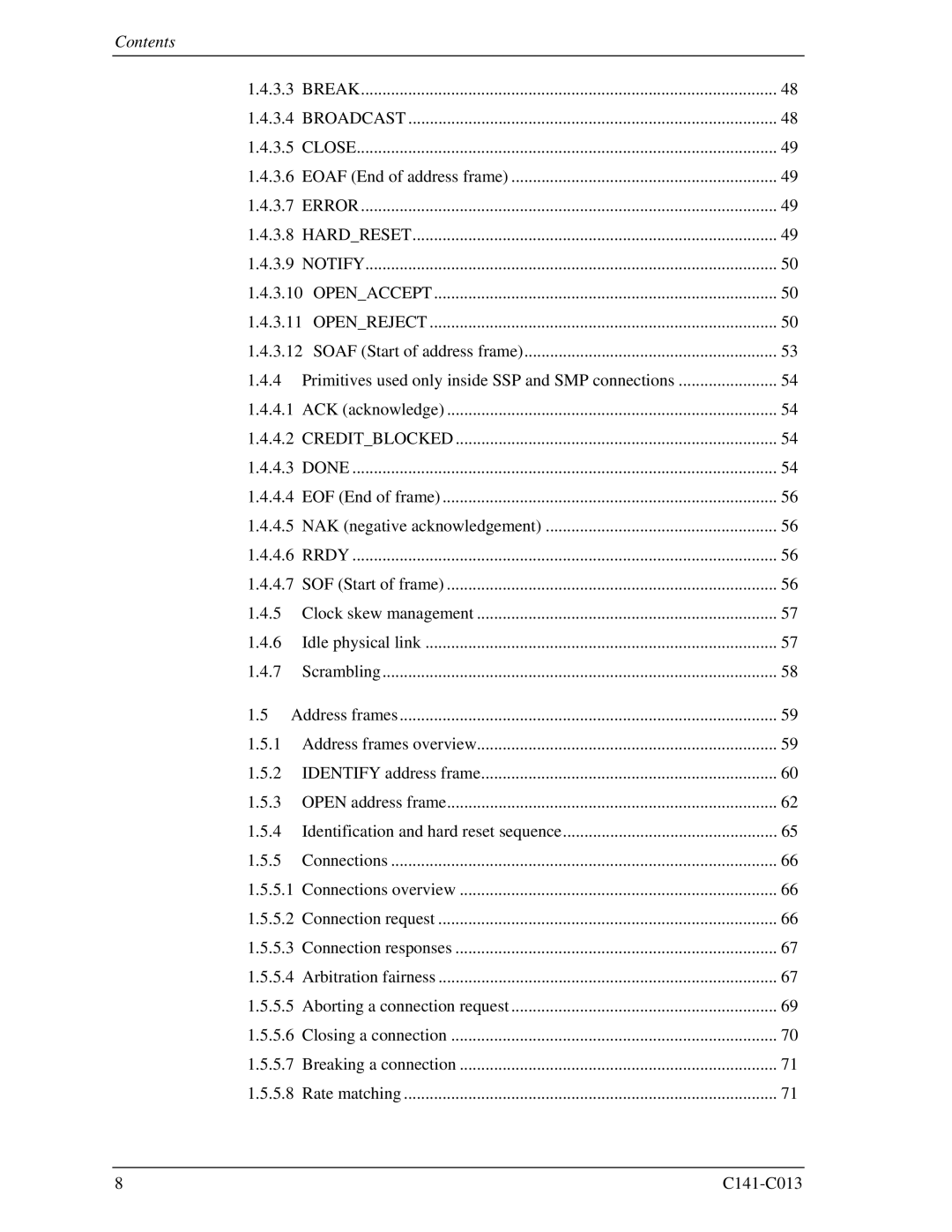 Fujitsu MBA3300RC, MBC2036RC, MBC2073RC, MBA3147RC, MBA3073RC specifications Contents 