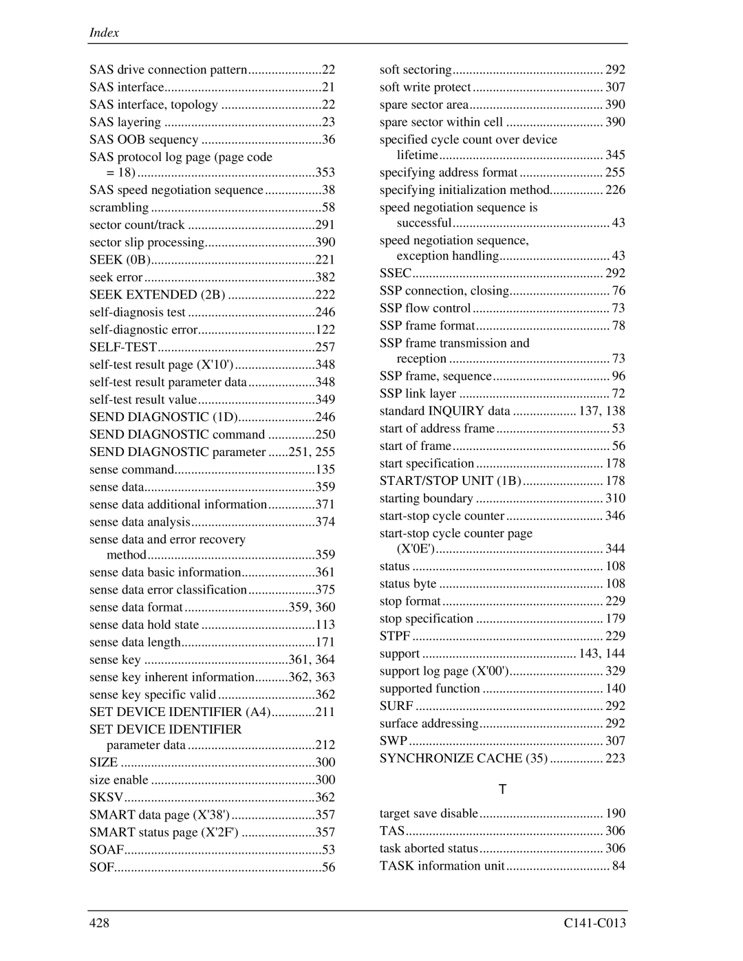 Fujitsu MBA3300RC, MBC2036RC, MBC2073RC, MBA3147RC, MBA3073RC specifications SET Device Identifier 