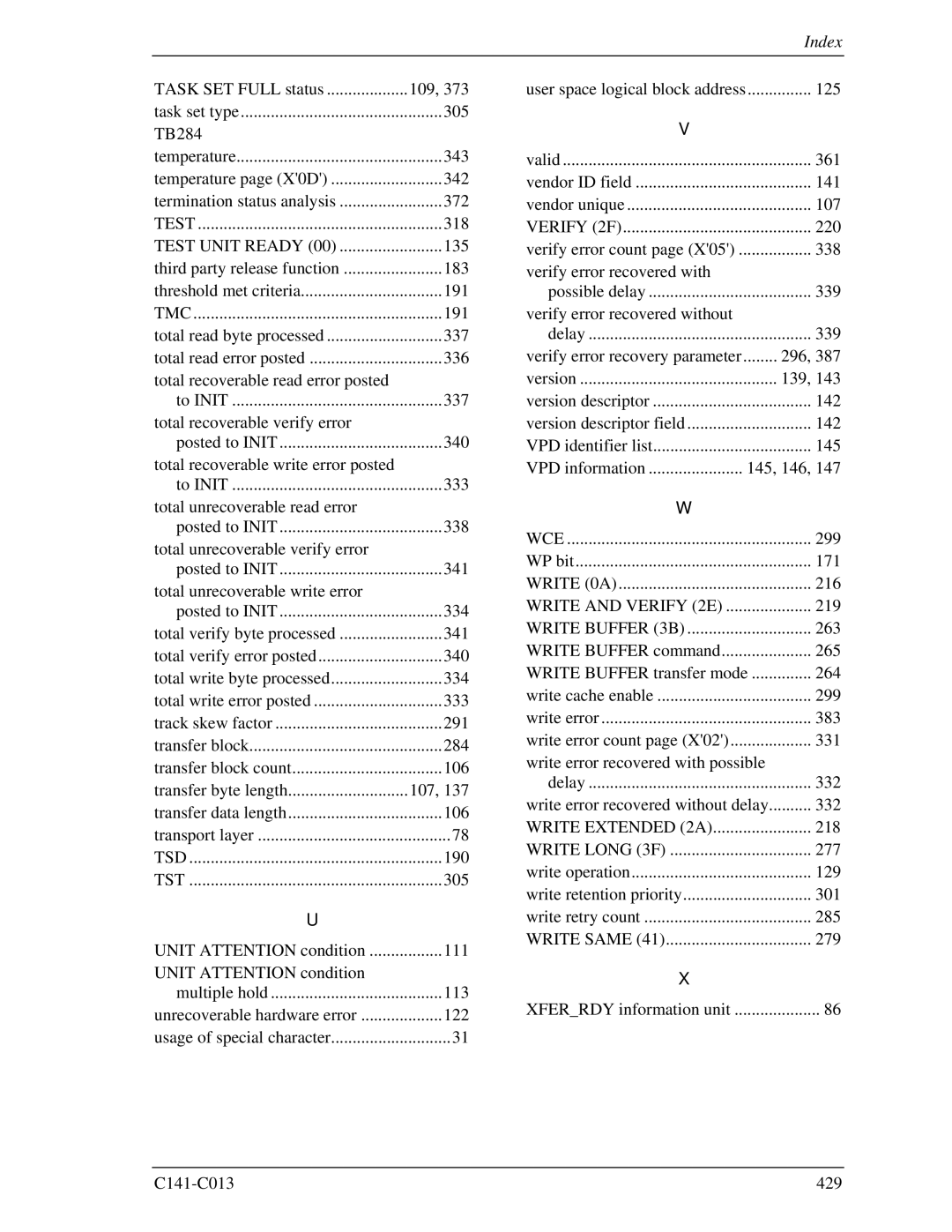 Fujitsu MBA3147RC, MBC2036RC, MBC2073RC, MBA3300RC, MBA3073RC specifications TB284 