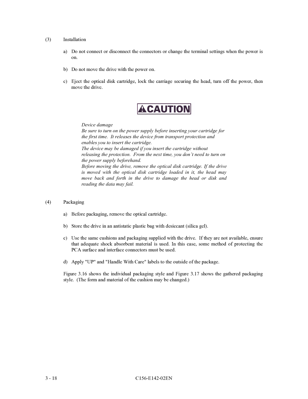 Fujitsu MCE3064AP, MCF3064AP, MCE3130AP manual 