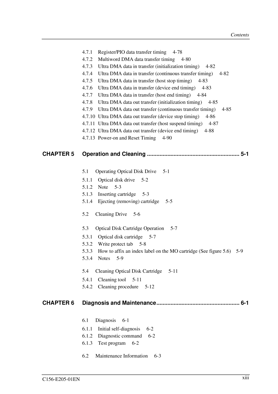 Fujitsu MCJ3230AP manual Operation and Cleaning 