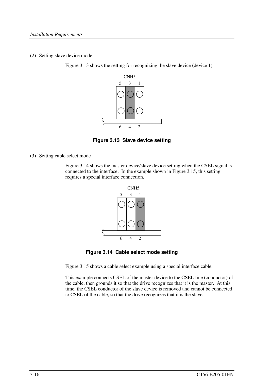 Fujitsu MCJ3230AP manual Slave device setting 