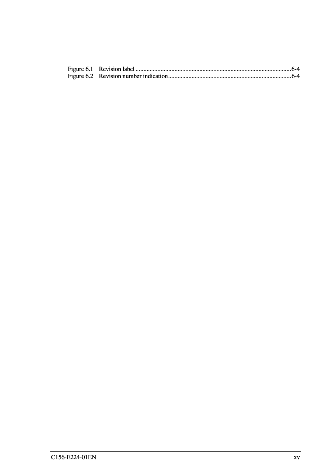 Fujitsu MCJ3230SS manual C156-E224-01EN, Revision label, Revision number indication 