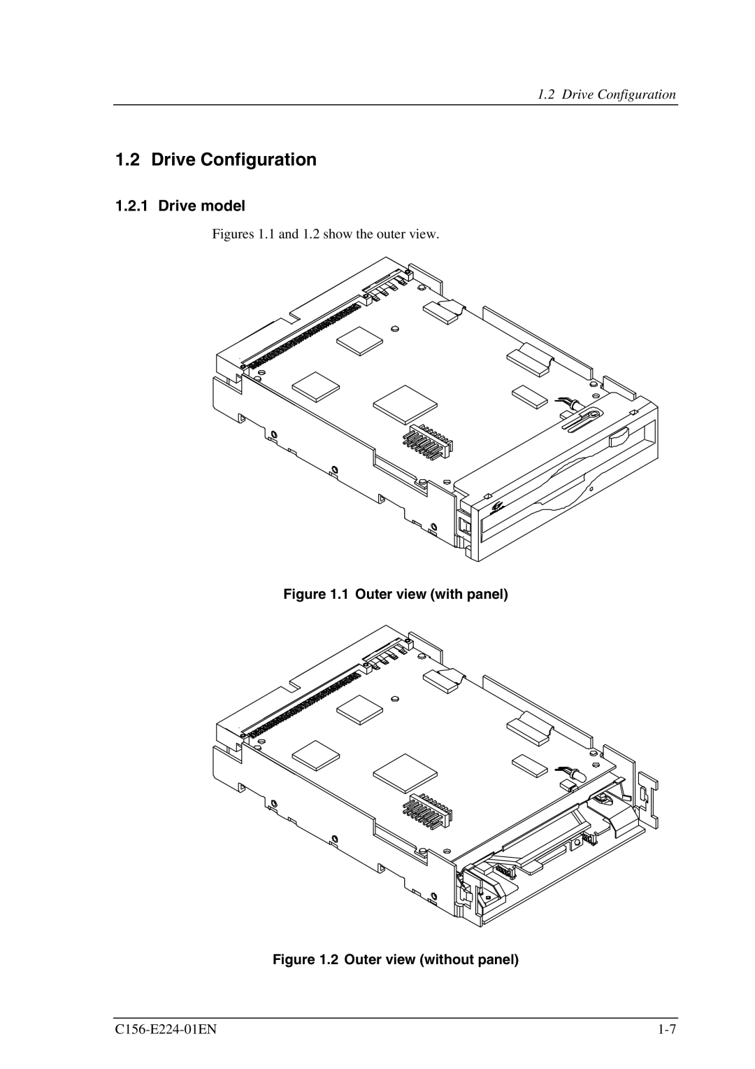 Fujitsu MCJ3230SS manual Drive Configuration, Drive model 