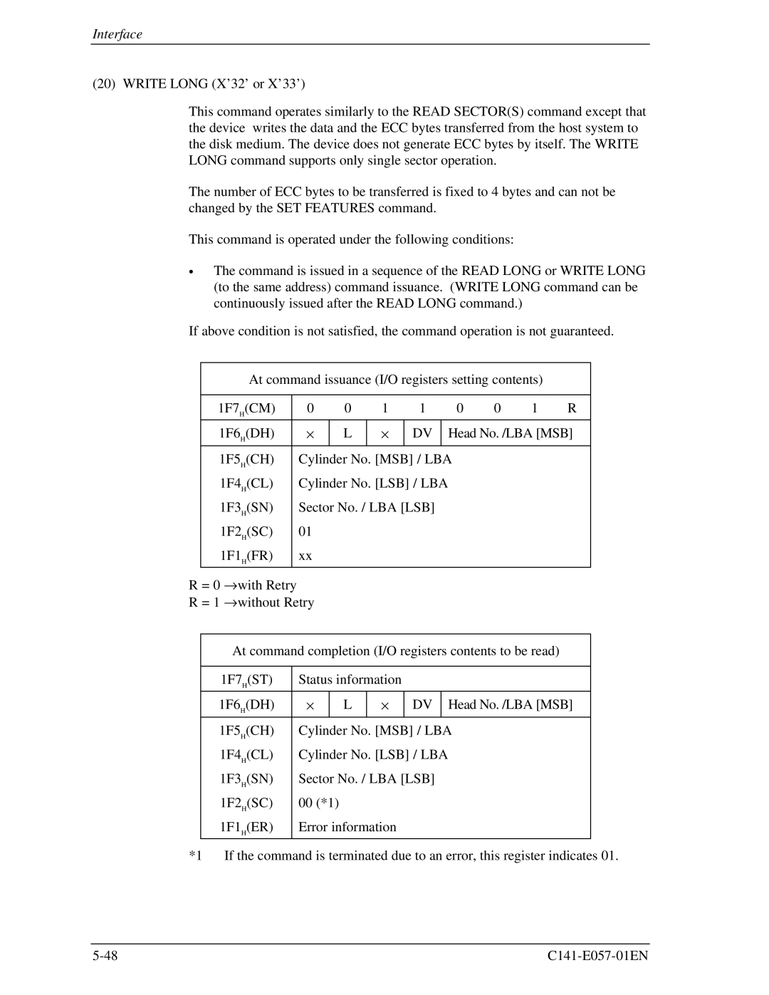 Fujitsu MHE2064AT, MHF2043AT, MHE2043AT, MHF2021AT manual Interface 