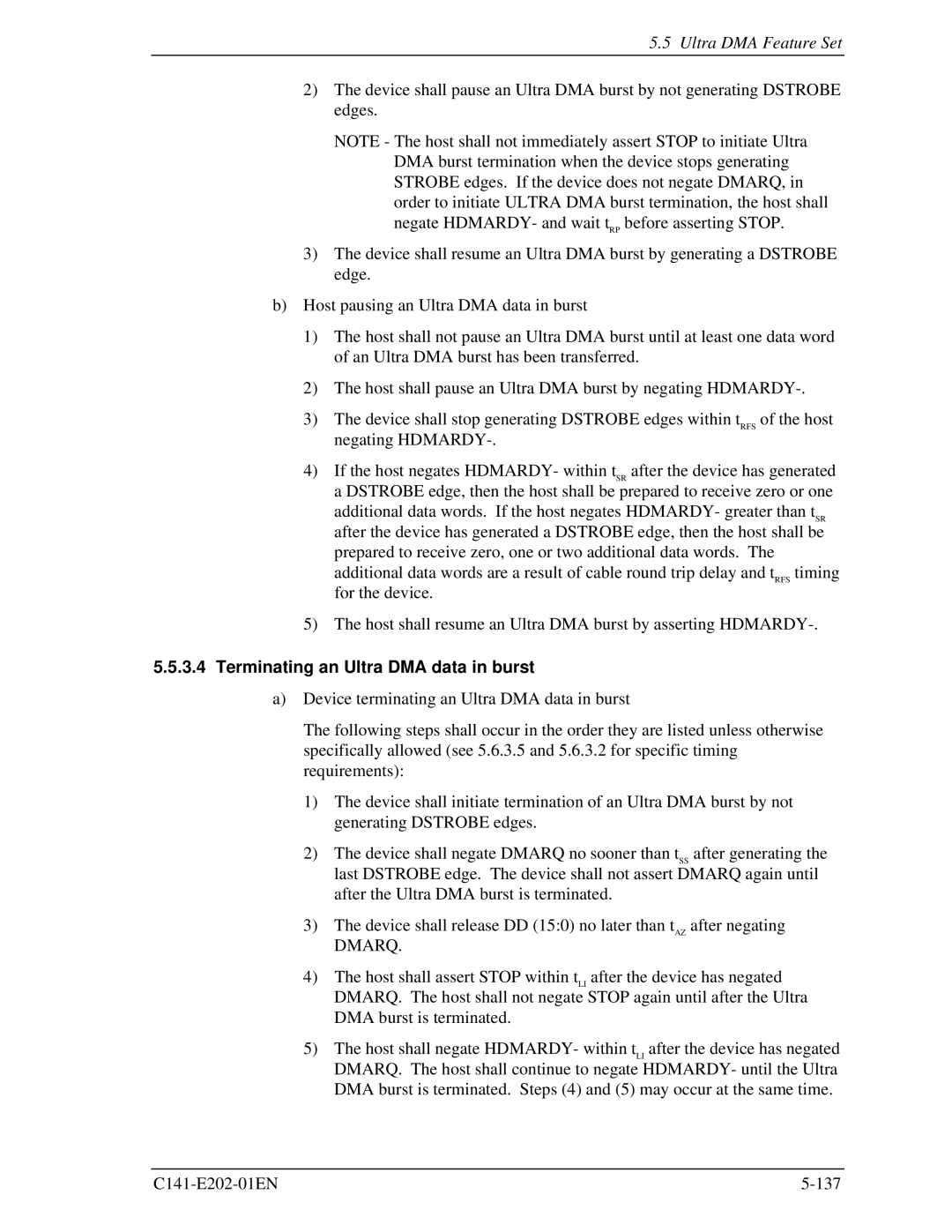 Fujitsu MHU2100AT manual Terminating an Ultra DMA data in burst, Dmarq 