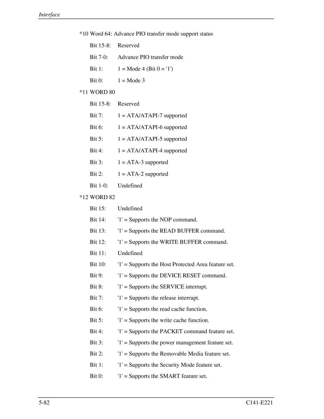 Fujitsu MHV2040AS, MHV2080AS, MHV2060AS manual = Supports the Host Protected Area feature set 