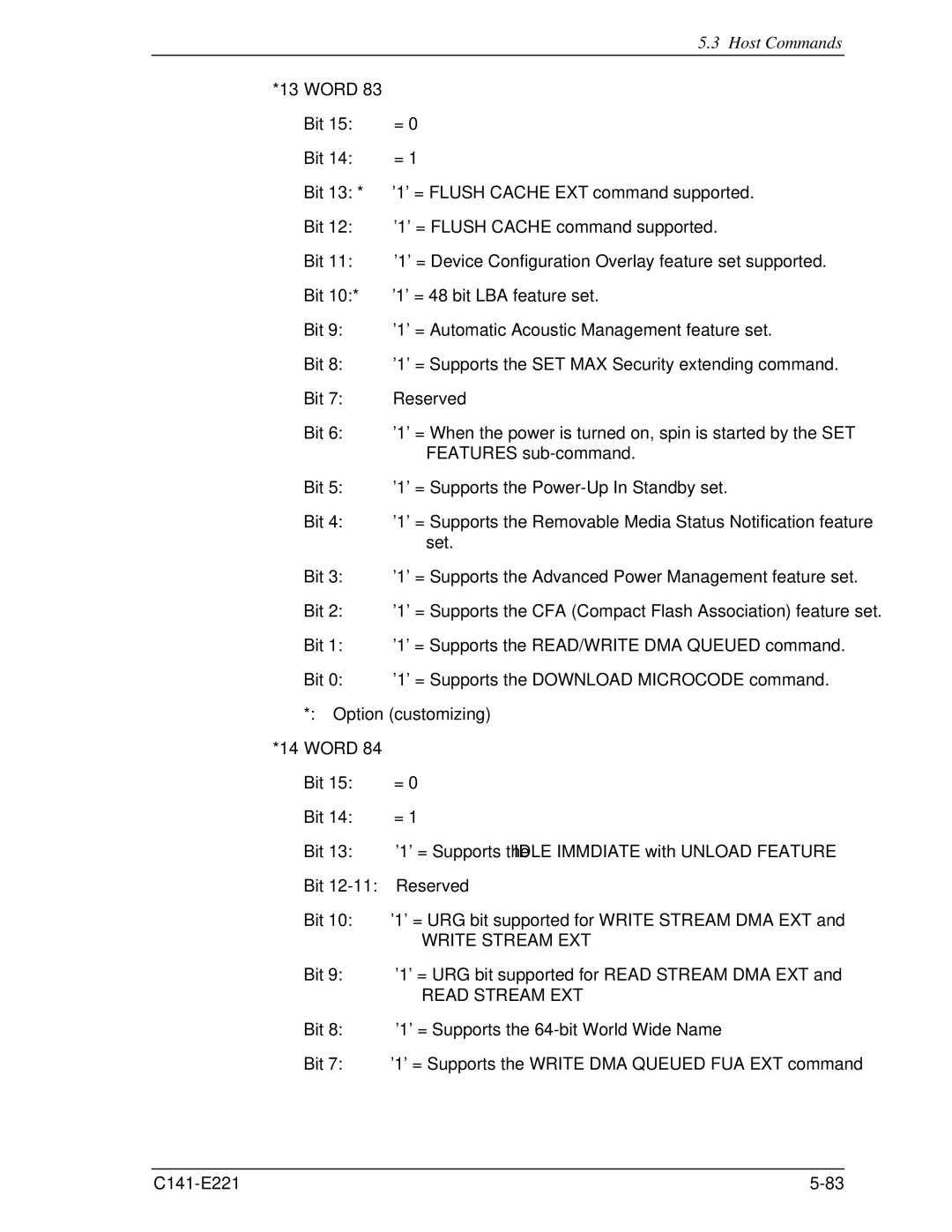 Fujitsu MHV2080AS, MHV2060AS, MHV2040AS manual = Supports the CFA Compact Flash Association feature set 