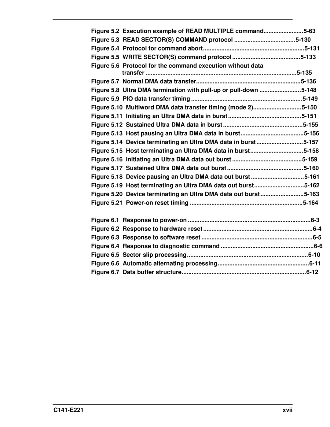 Fujitsu MHV2080AS, MHV2060AS, MHV2040AS manual Execution example of Read Multiple command 