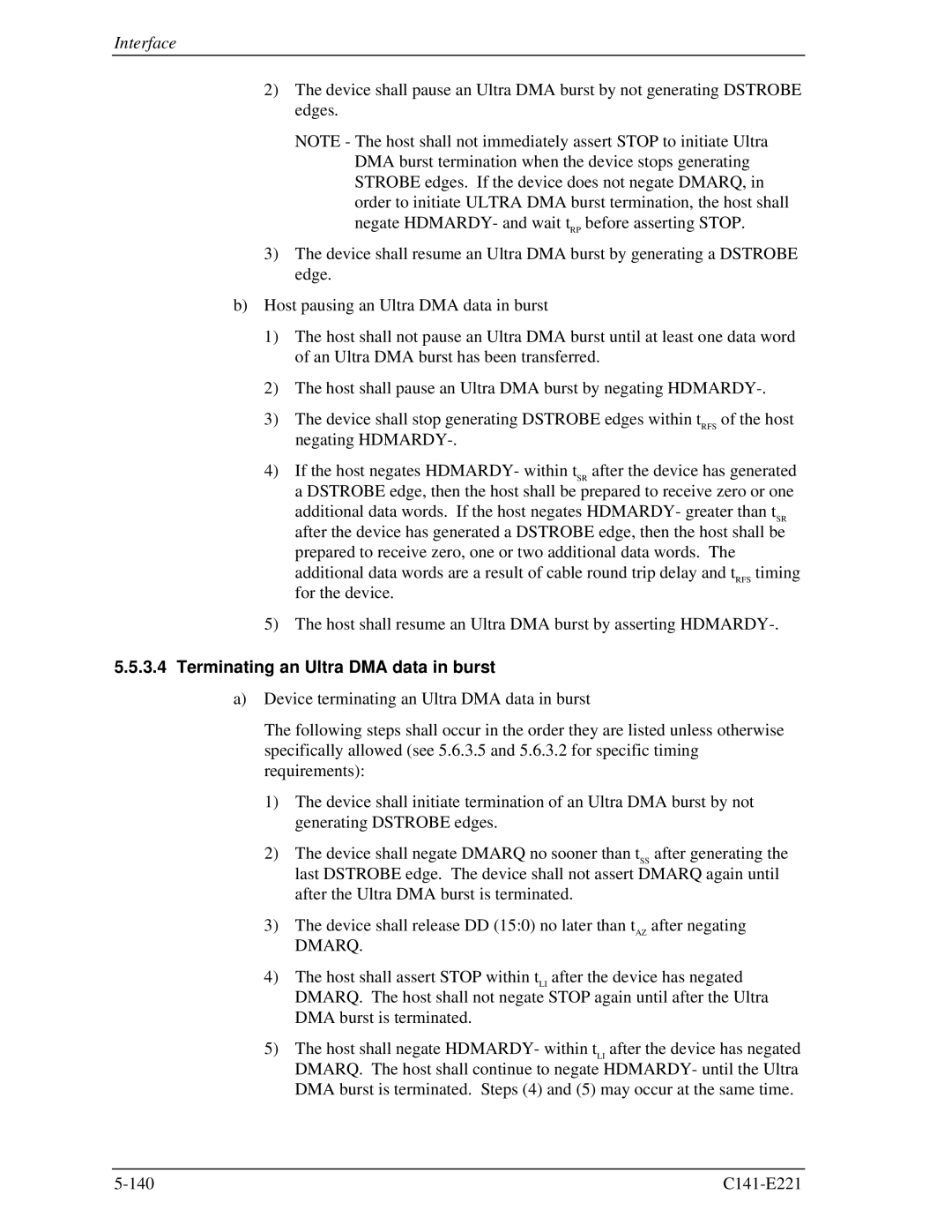 Fujitsu MHV2080AS, MHV2060AS, MHV2040AS manual Terminating an Ultra DMA data in burst, Dmarq 