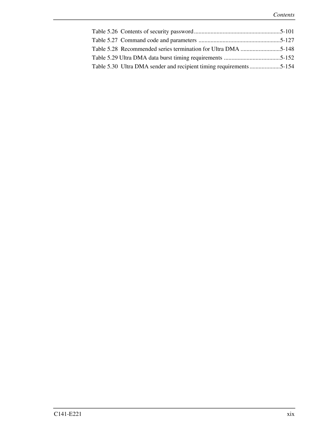 Fujitsu MHV2040AS, MHV2080AS, MHV2060AS manual 127 