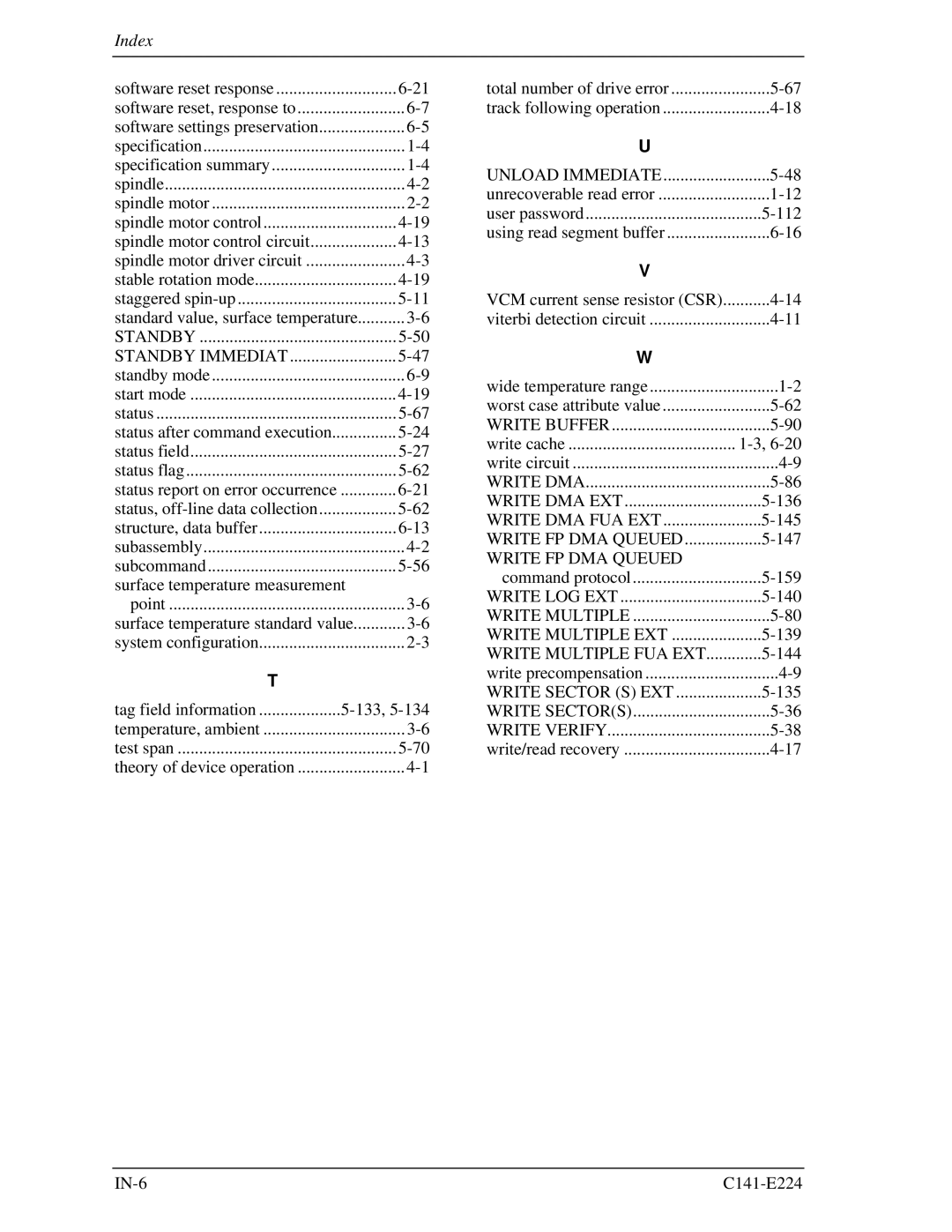 Fujitsu MHV2120BH, MHV2100BH, MHV2080BH, MHV2040BH, MHV2060BH manual Status, off-line data collection 