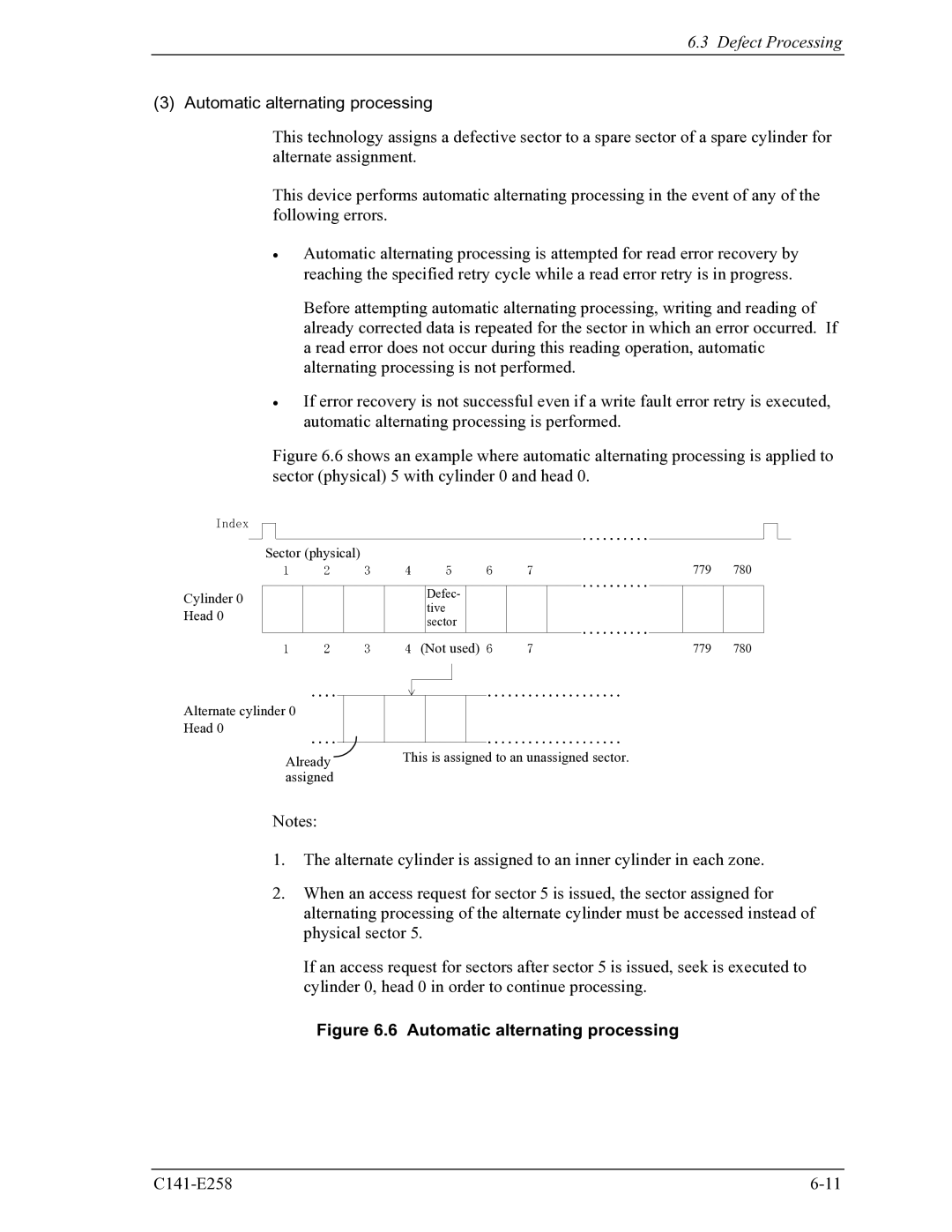 Fujitsu MHW2040AC, MHW2060AC manual Automatic alternating processing 