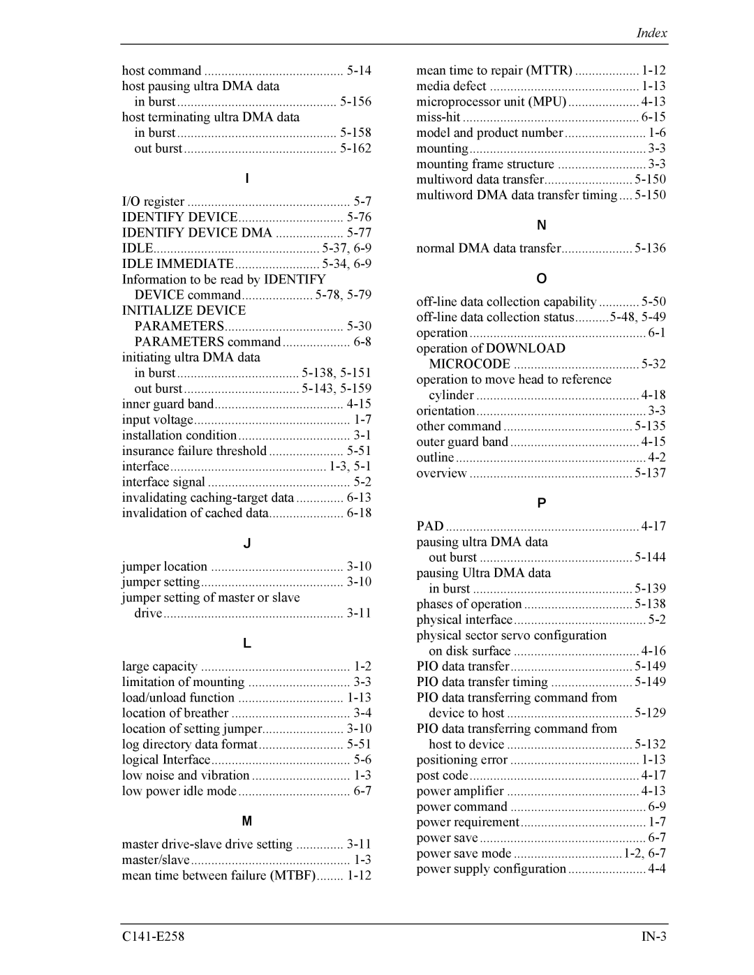 Fujitsu MHW2040AC, MHW2060AC manual Host pausing ultra DMA data 