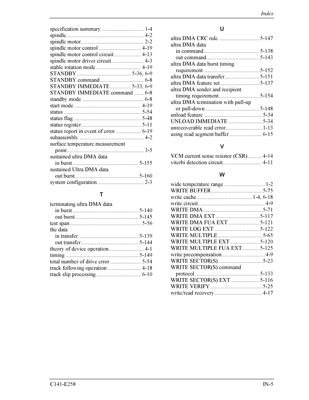 Fujitsu MHW2040AC, MHW2060AC manual Surface temperature measurement 