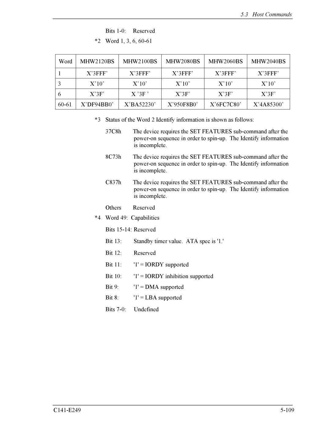 Fujitsu manual MHW2120BS MHW2100BS MHW2080BS MHW2060BS MHW2040BS ’3FFF’ 