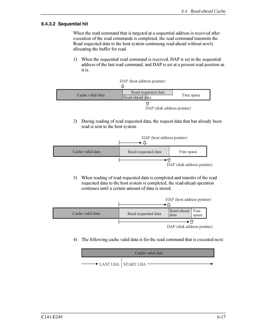 Fujitsu MHW2040BS, MHW2100BS, MHW2080BS, MHW2120BS, MHW2060BS manual Sequential hit 