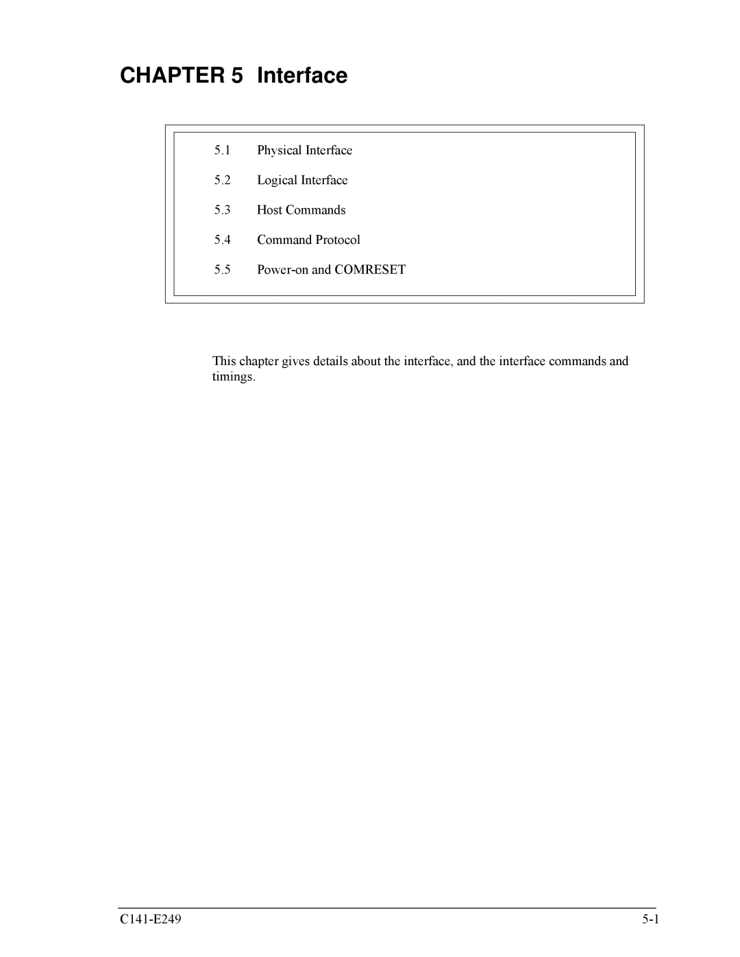 Fujitsu MHW2100BS, MHW2080BS, MHW2120BS, MHW2040BS, MHW2060BS manual Interface 