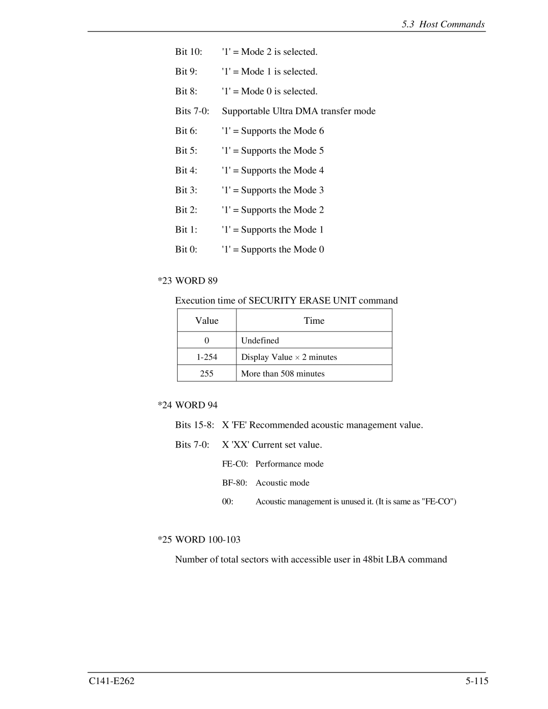 Fujitsu MHY2200BH, MHY2160BH, MHY2250BH, MHY2100BH, MHY2120BH, MHY2080BH, MHY2060BH, MHY2040BH manual Undefined 