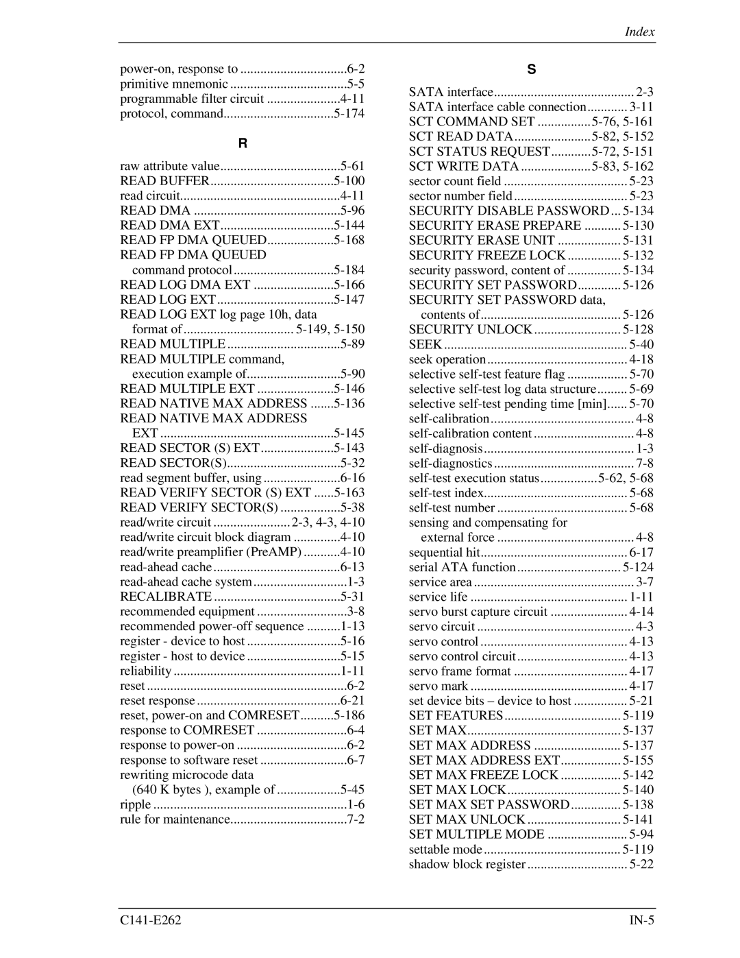 Fujitsu MHY2100BH, MHY2160BH, MHY2200BH, MHY2250BH, MHY2120BH manual Read Native MAX Address, Read/write circuit block diagram 