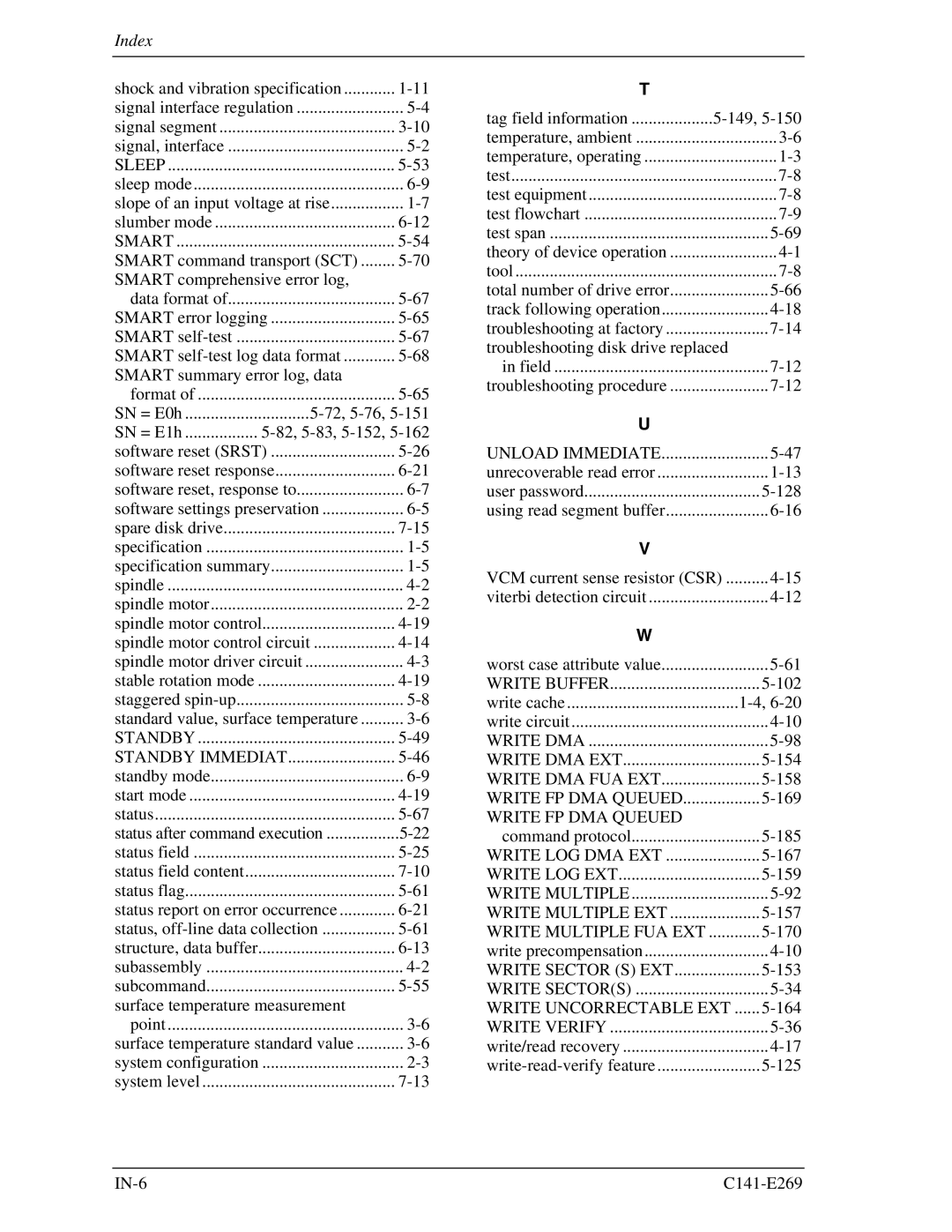 Fujitsu MHY2200BS, MHY2160BS, MHY2120BS, MHY2040BS, MHY2080BS, MHY2060BS, MHY2100BS manual Smart summary error log, data 