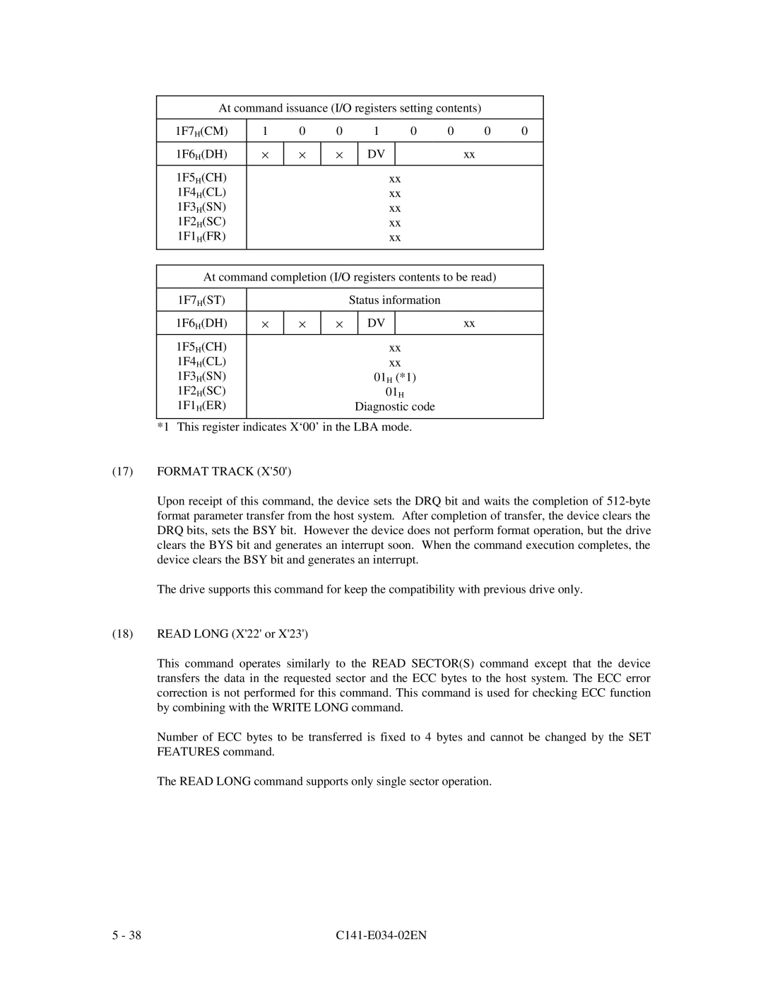 Fujitsu MPA3017AT, MPA3043AT, MPA3052AT, MPA3026AT, MPA3035AT manual 