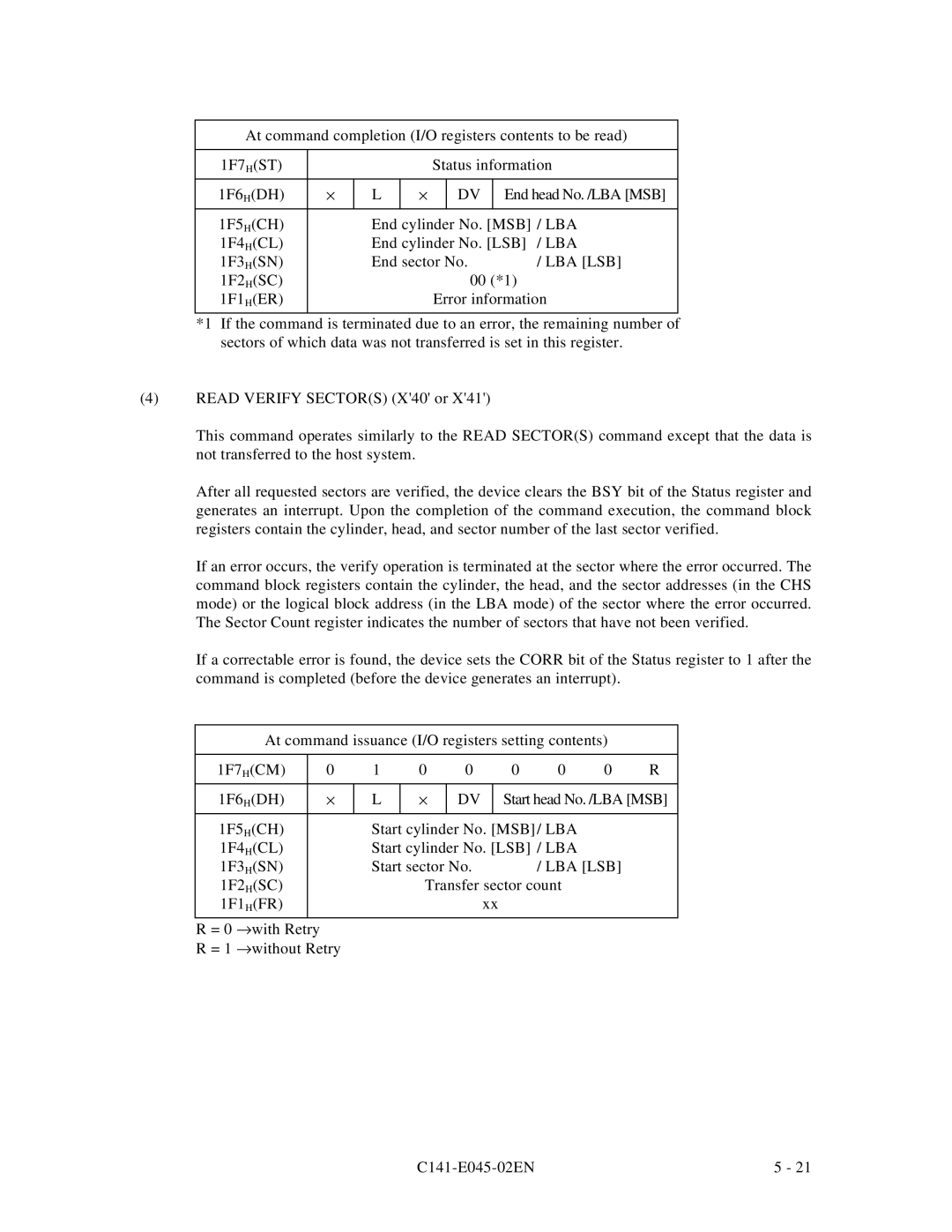 Fujitsu MPB3032AT, MPB3054AT, MPB3052AT, MPB3021AT, MPB3043AT manual Lba 