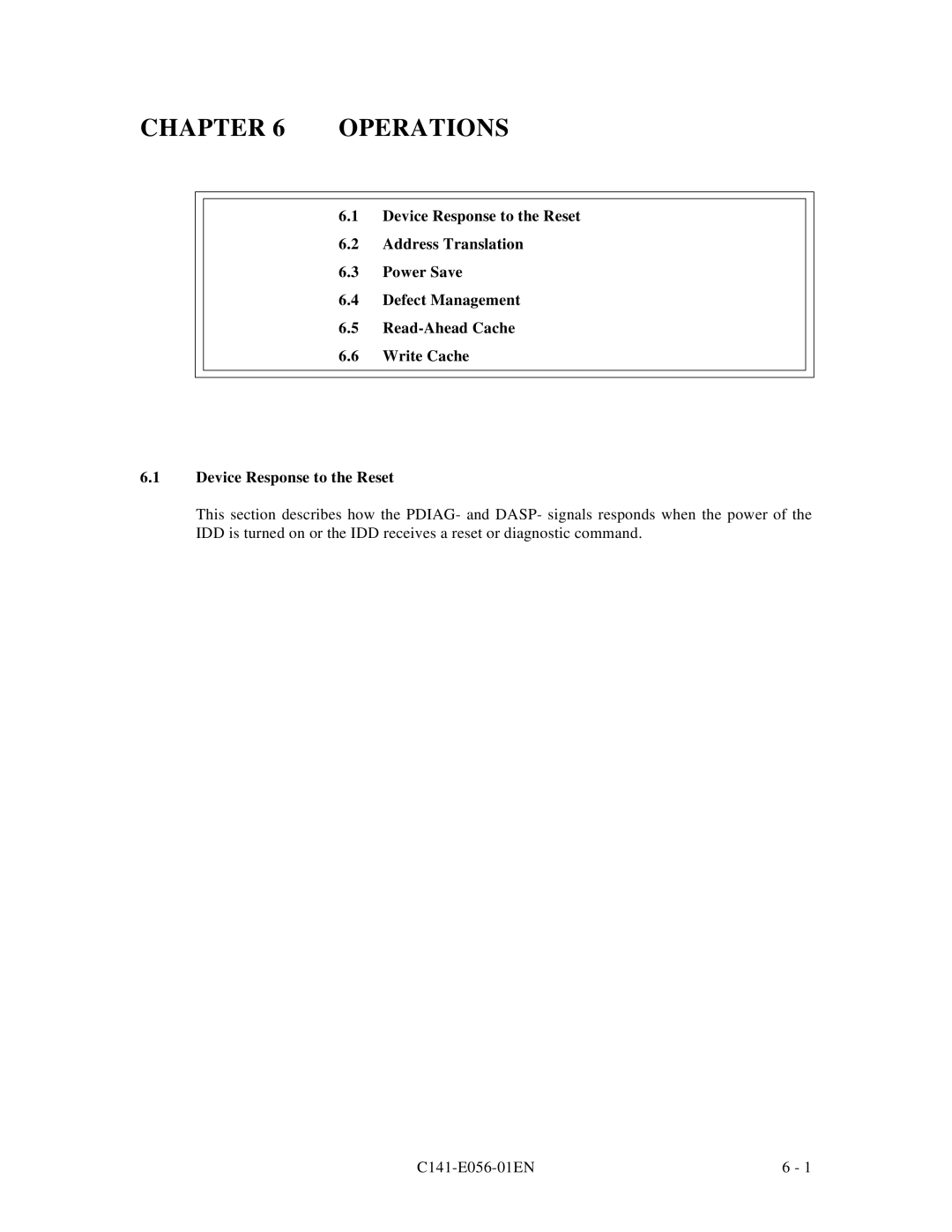 Fujitsu MPC3065AH, MPC3045AH manual Operations 