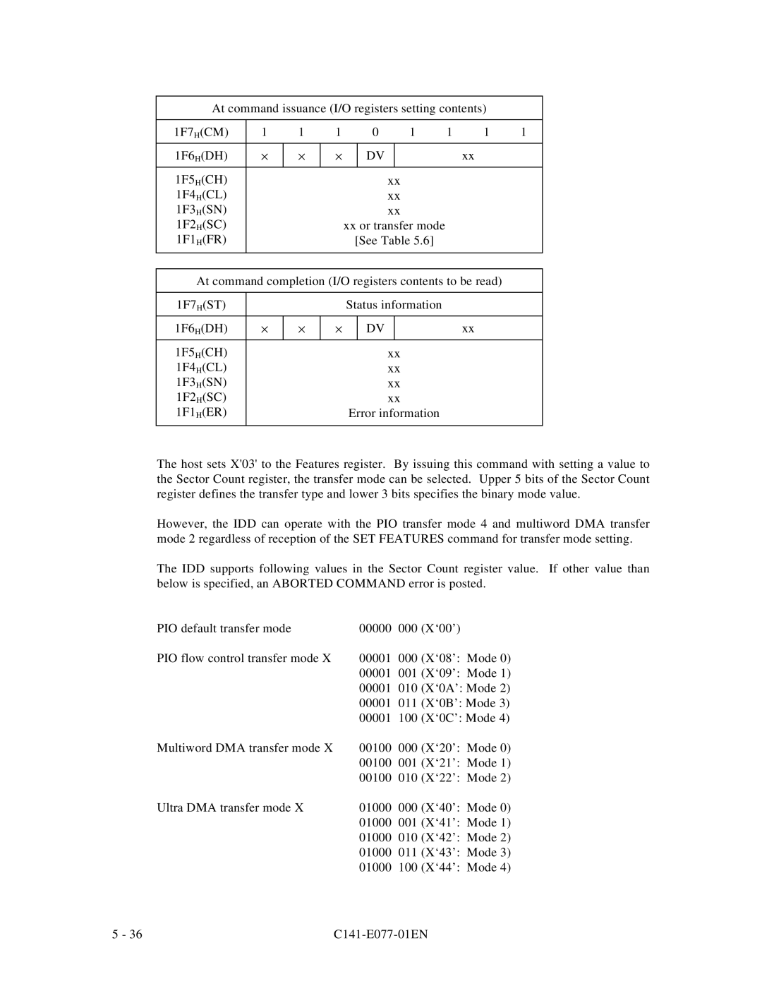 Fujitsu MPE3XXXAT manual 