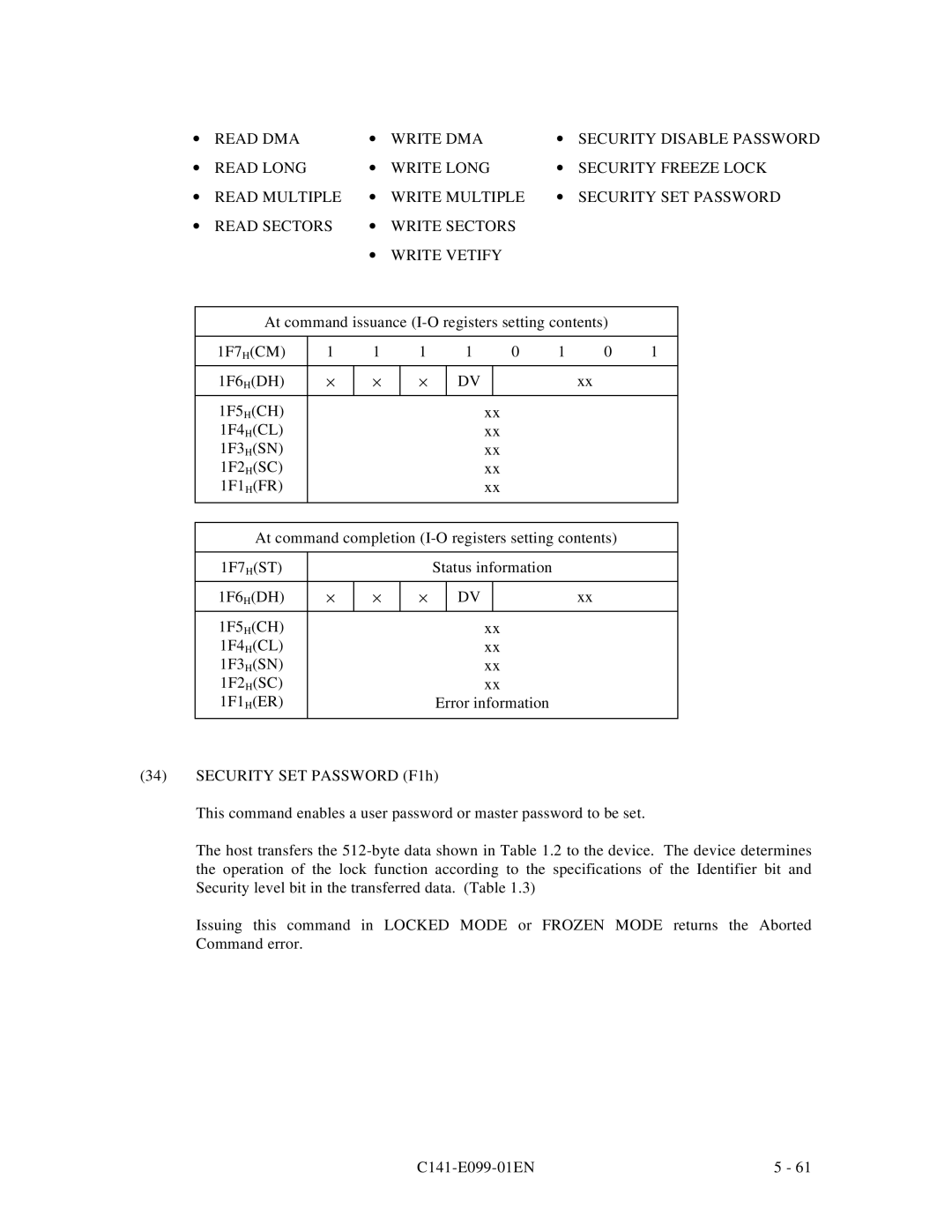 Fujitsu MPF3XXXAT manual 