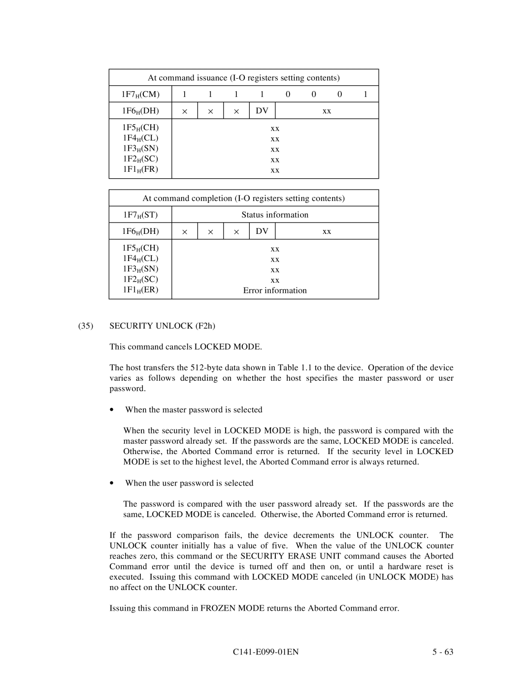 Fujitsu MPF3XXXAT manual 