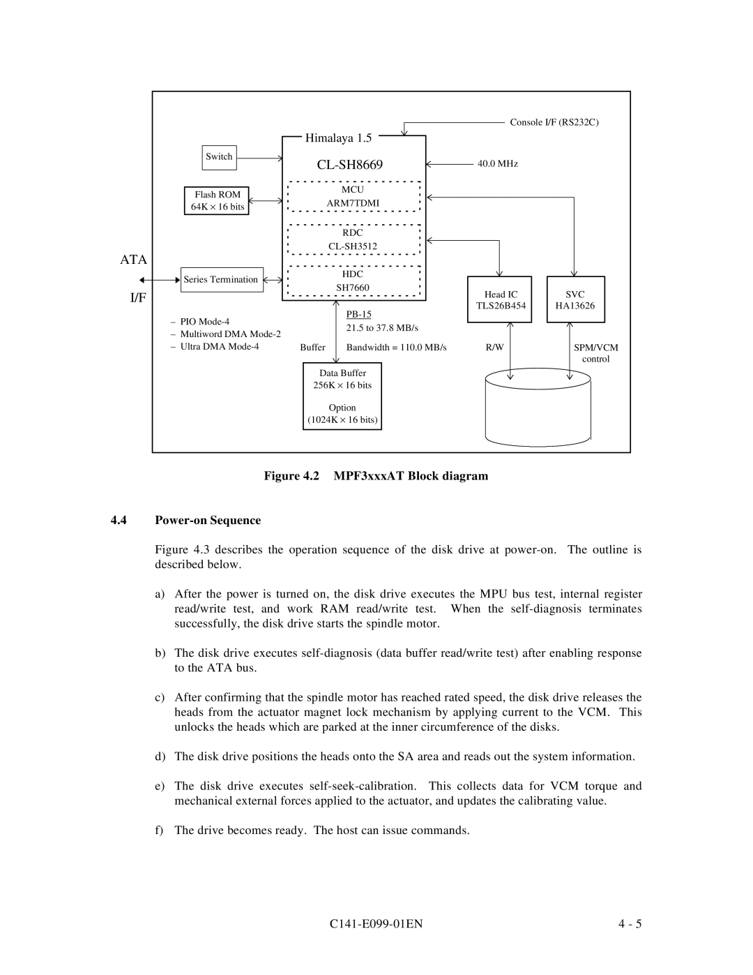 Fujitsu MPF3XXXAT manual Ata 