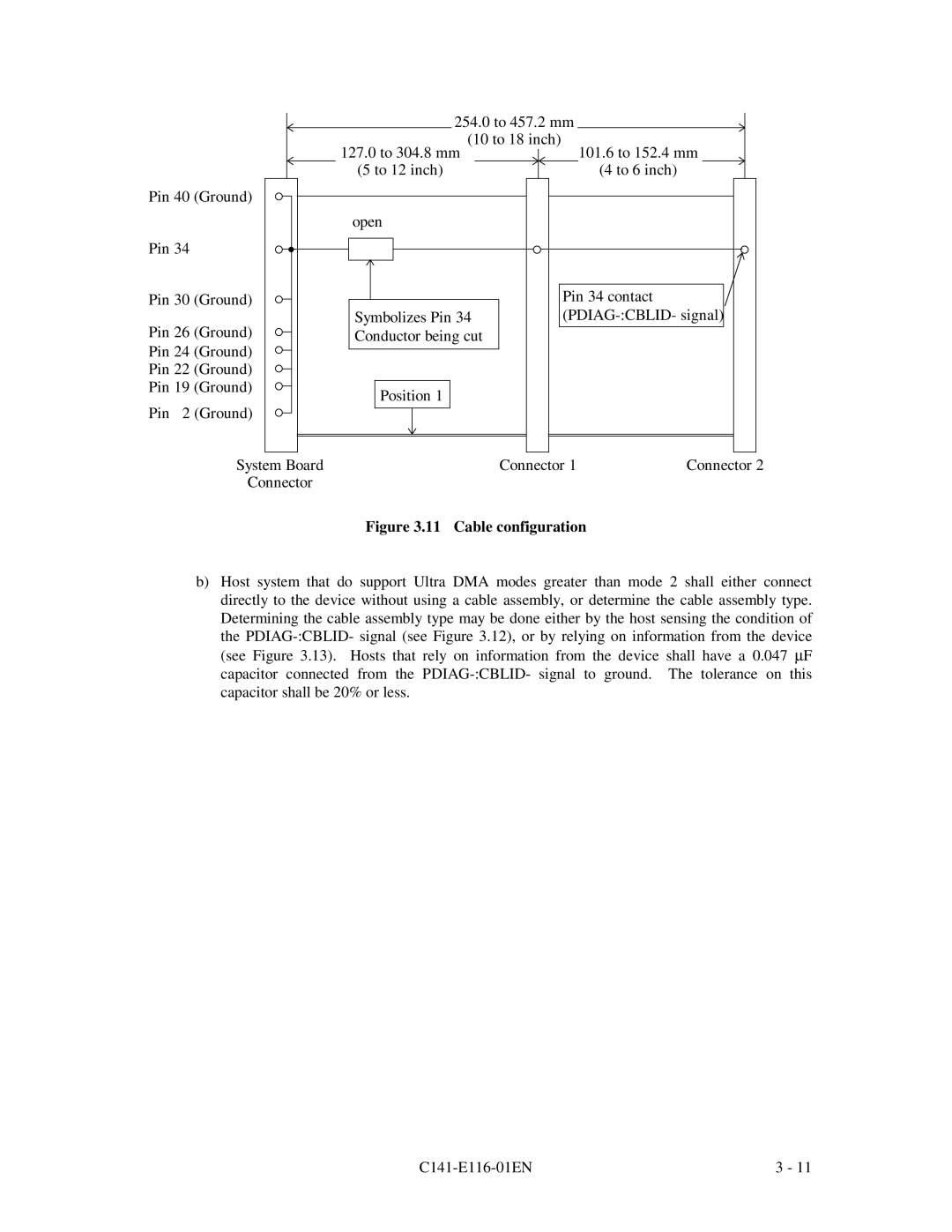 Fujitsu MPG3XXXAH-E manual Cable configuration 