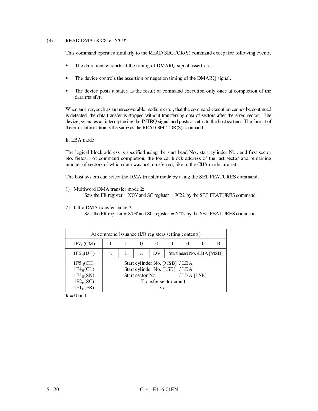 Fujitsu MPG3XXXAH-E manual 1F3 HSN Start sector No 