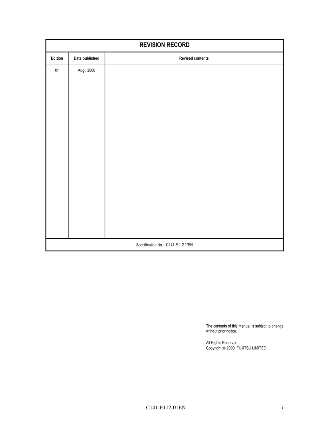 Fujitsu MPG3XXXAH manual 59,6,215&25 