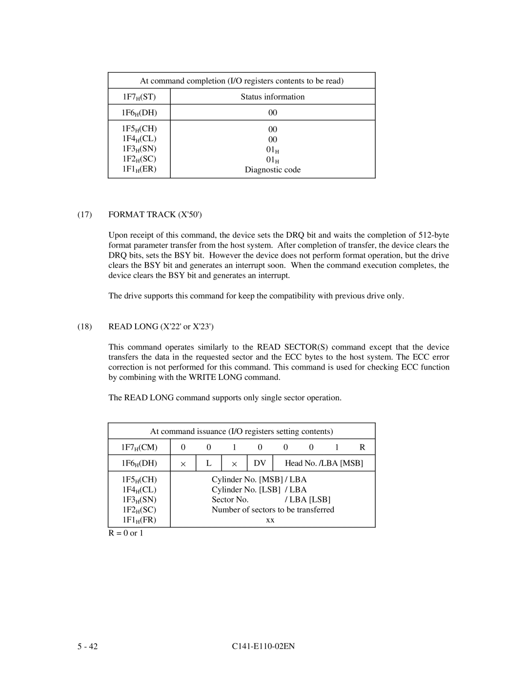 Fujitsu MPG3XXXAT manual Lba Lsb 